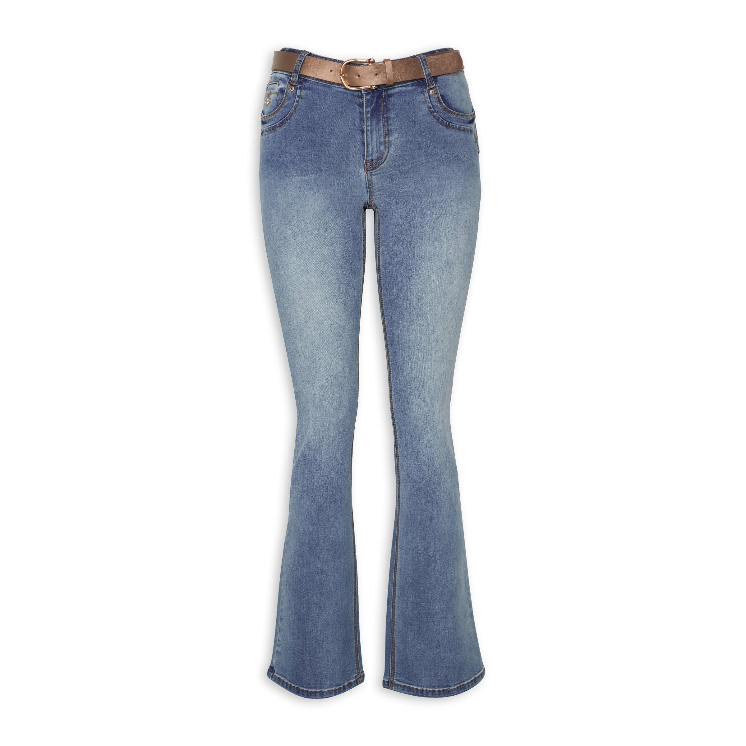 Indigo Belted Bootleg Jean (3103878) | OUTBACK RED