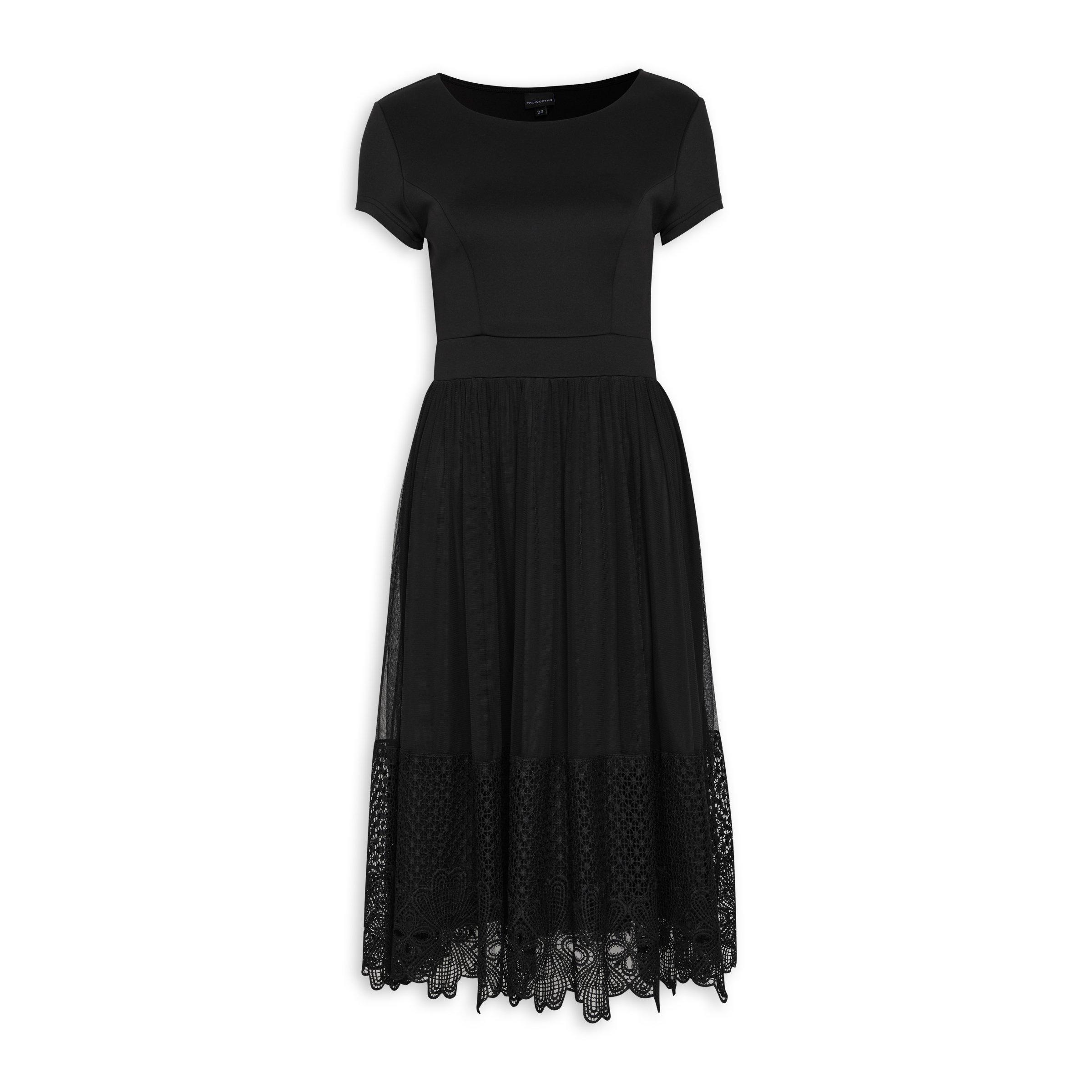 Black Fit & Flare Dress (3105039) | Truworths