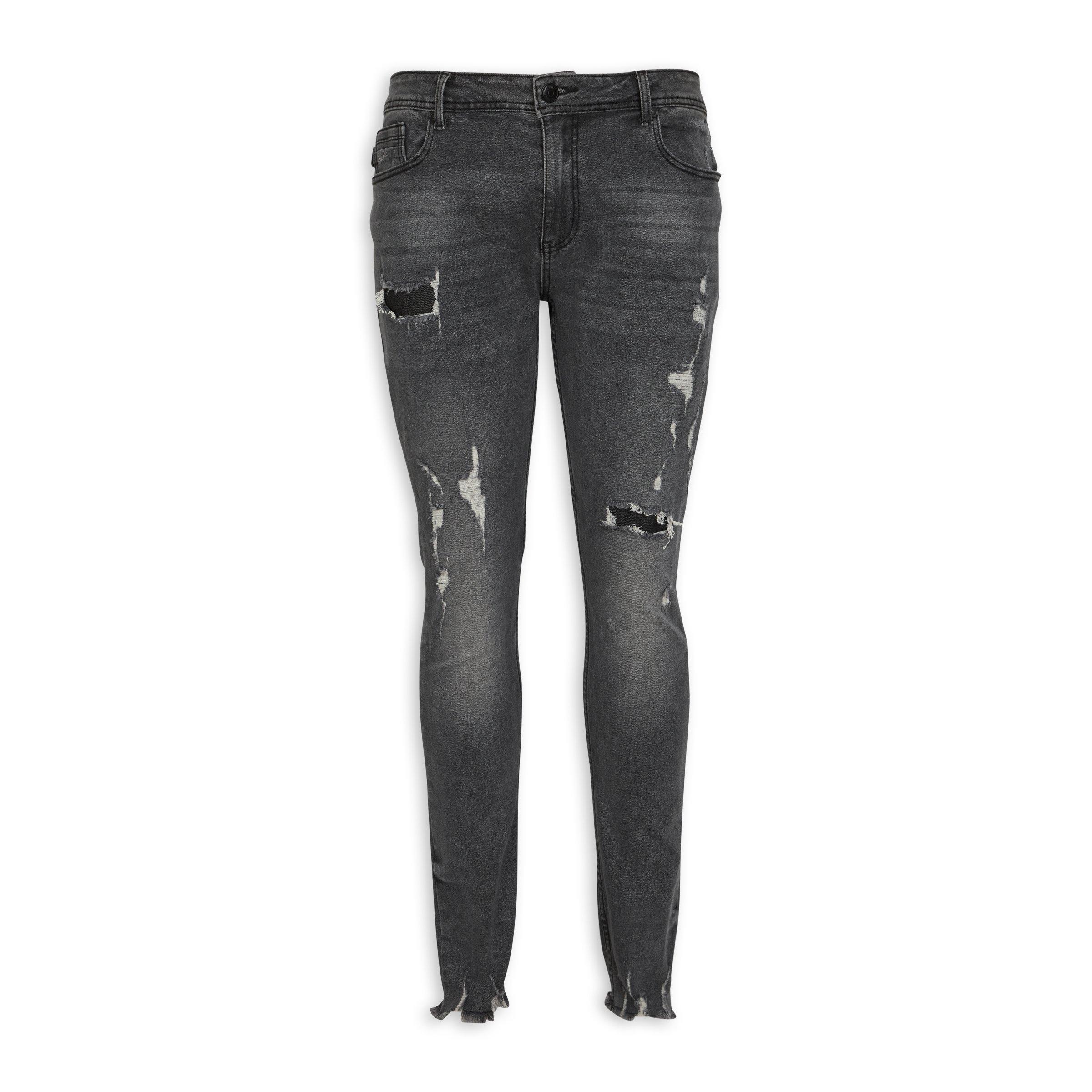 Charcoal Ripped Skinny Jean (3105358) | Identity