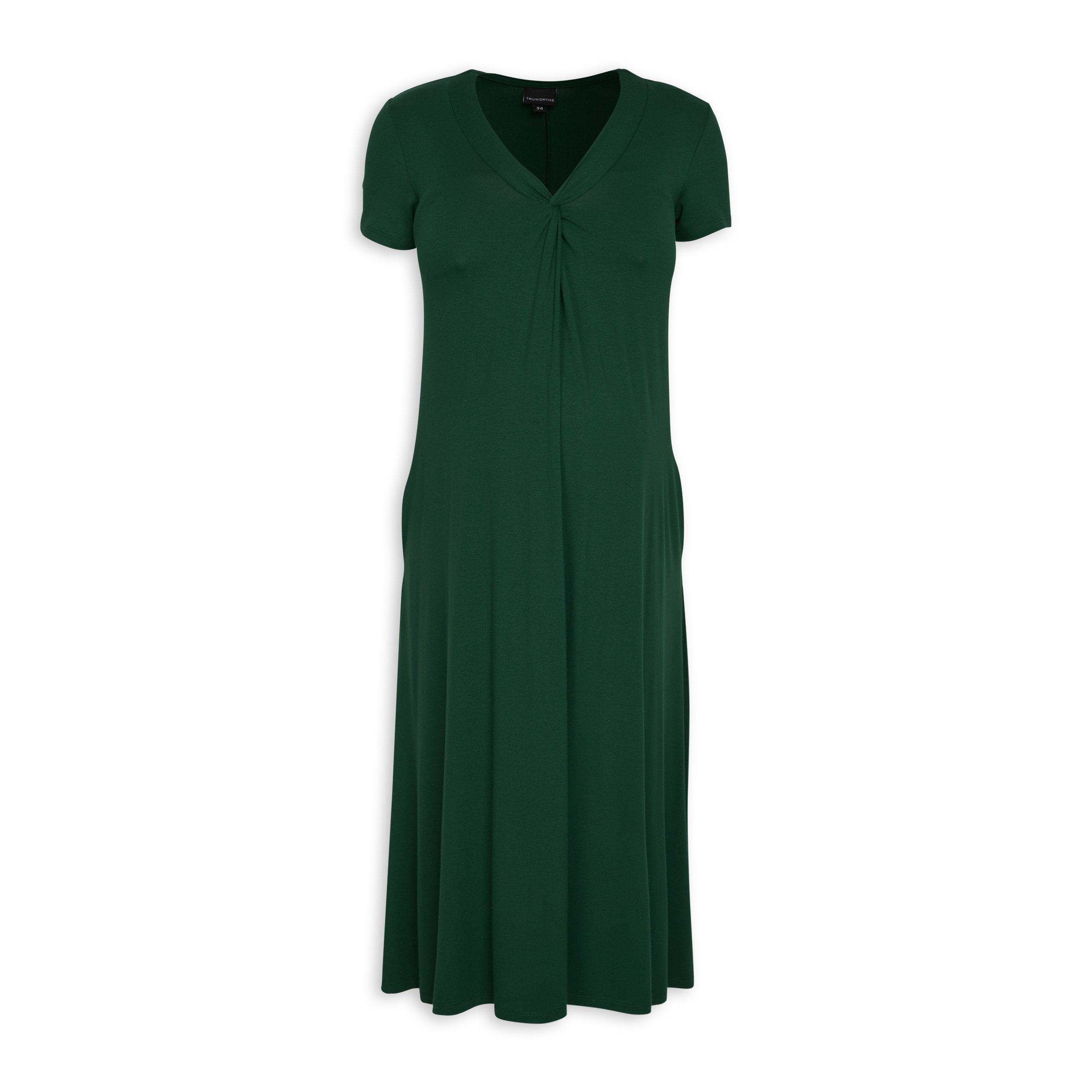 Green Fit & Flare Maternity Dress (3105385) | Truworths