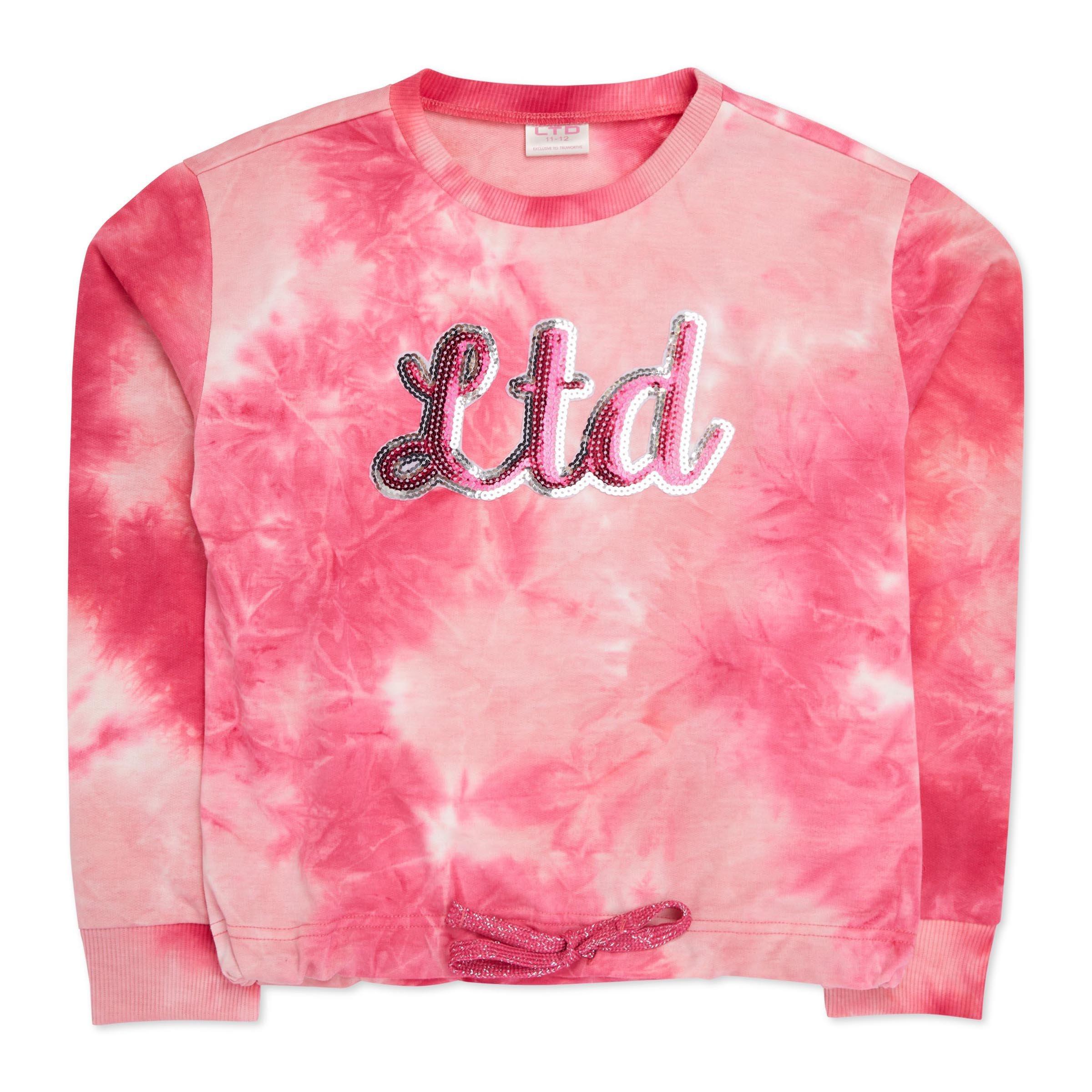 Girls Tie Dye Sweat Top (3105441) | LTD Kids