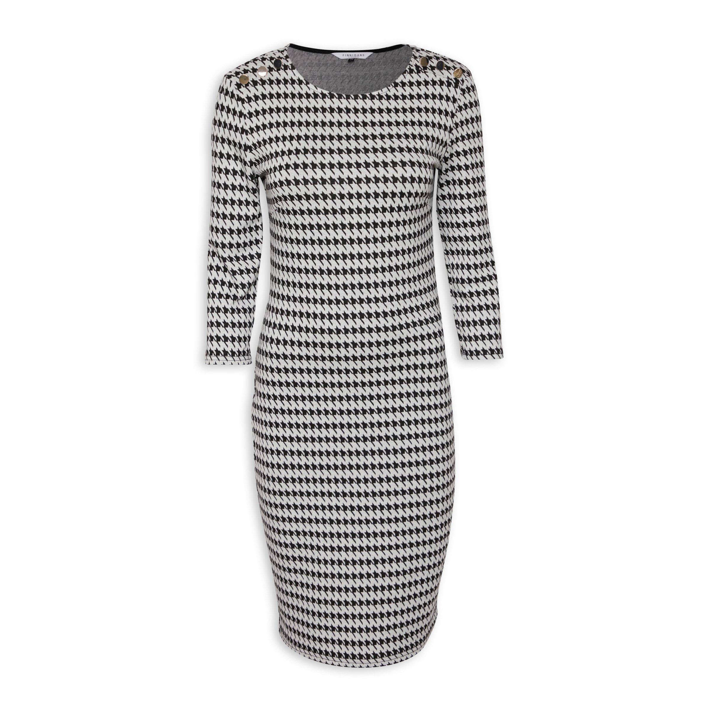 Houndstooth Bodycon Dress (3105447) | Finnigans