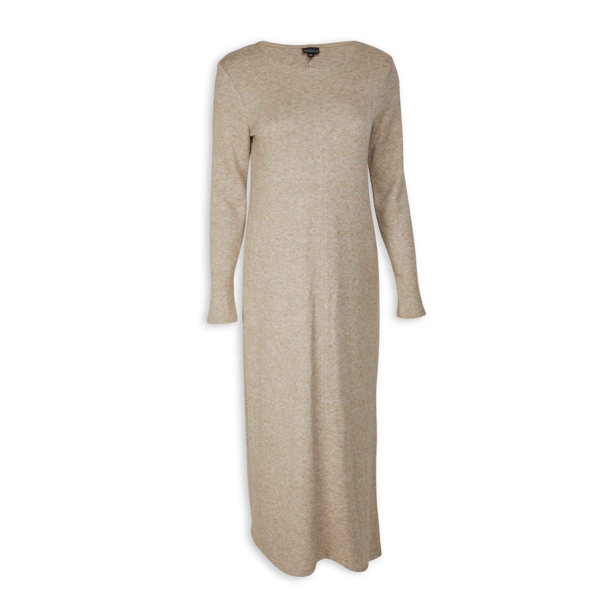 Light Brown Column Maternity Dress (3105585) | Truworths
