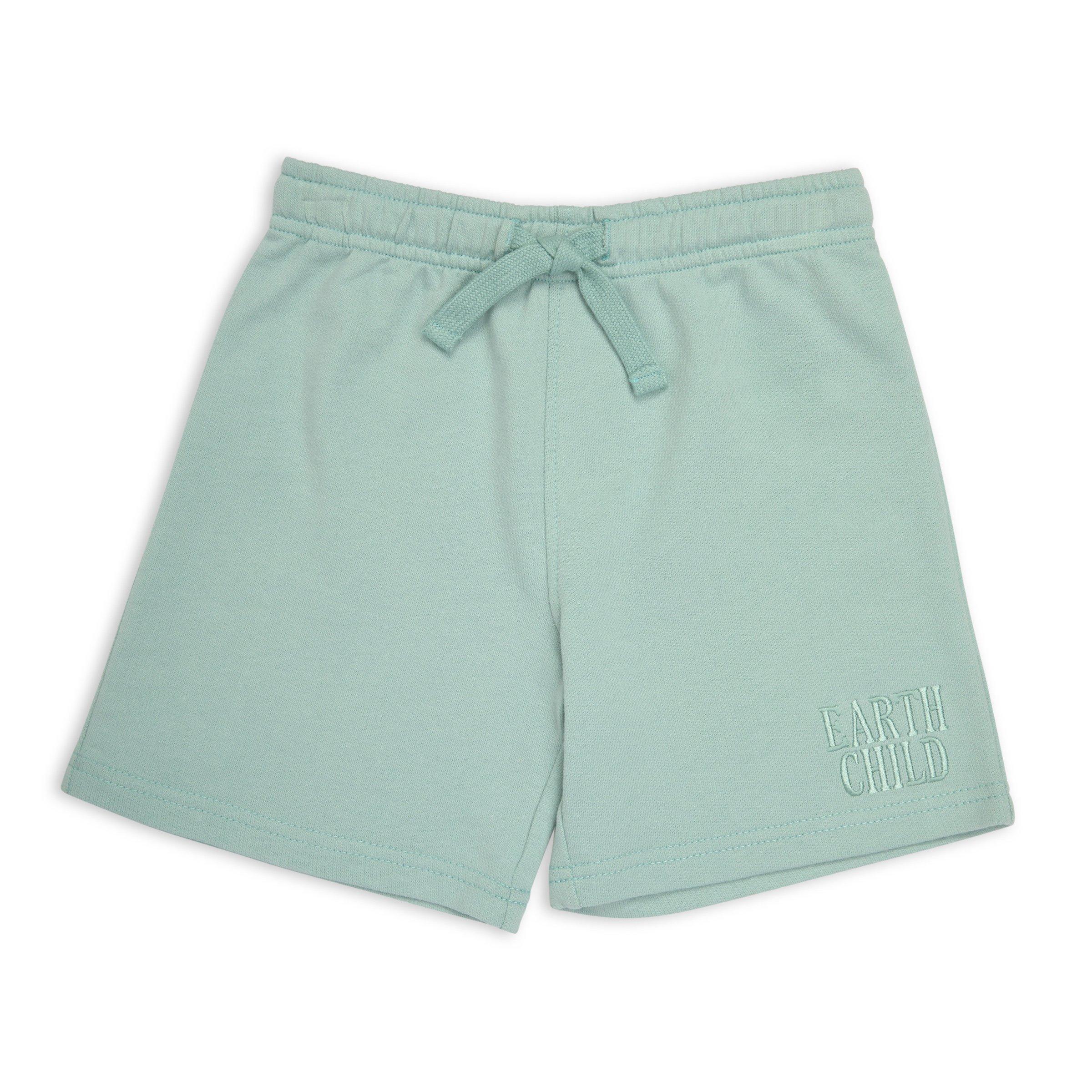 Kid Boy Sage Green Short (3106019) | Earthchild