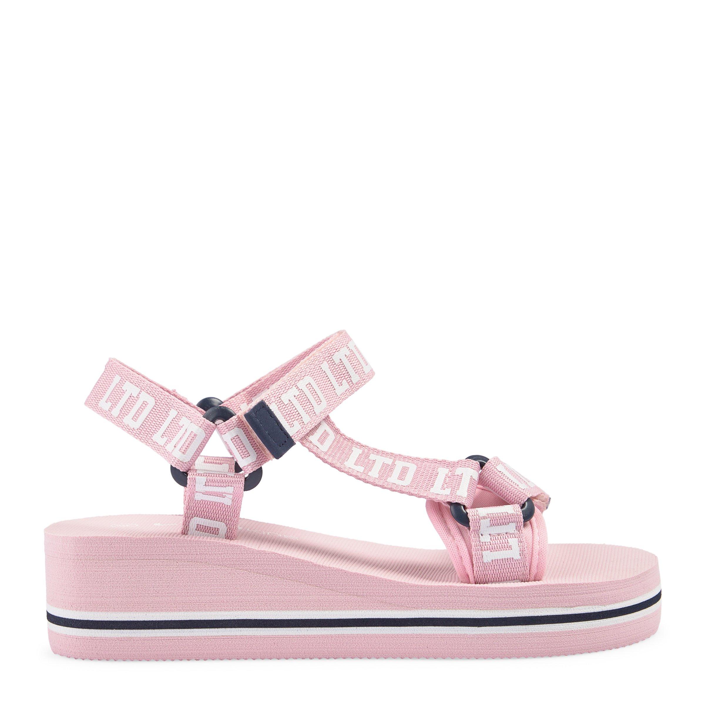 Girls Pink Wedge Sandal (3106025) | LTD Kids