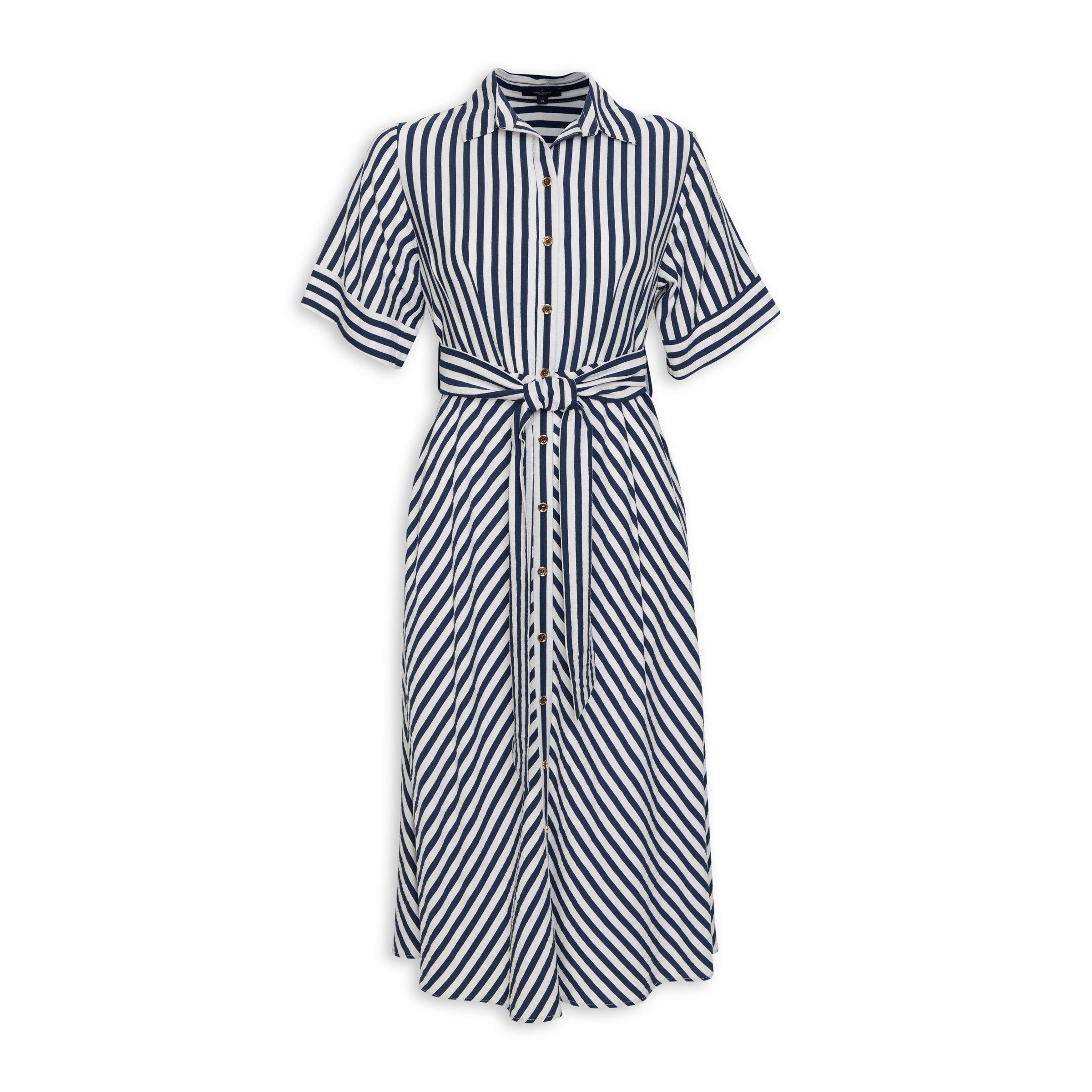 Stripe Shirt Dress (3107069) | Daniel Hechter