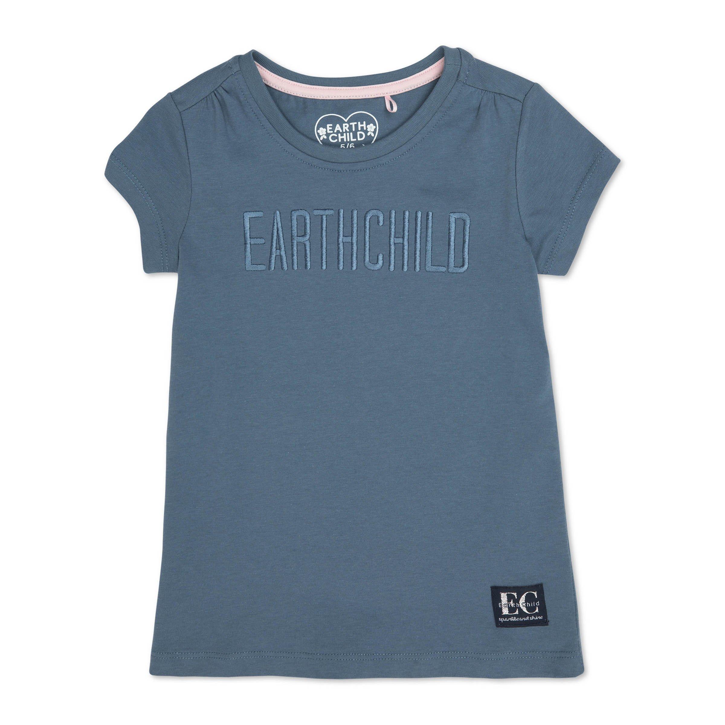 Kid Girl Blue Branded T-shirt (3107076) | Earthchild