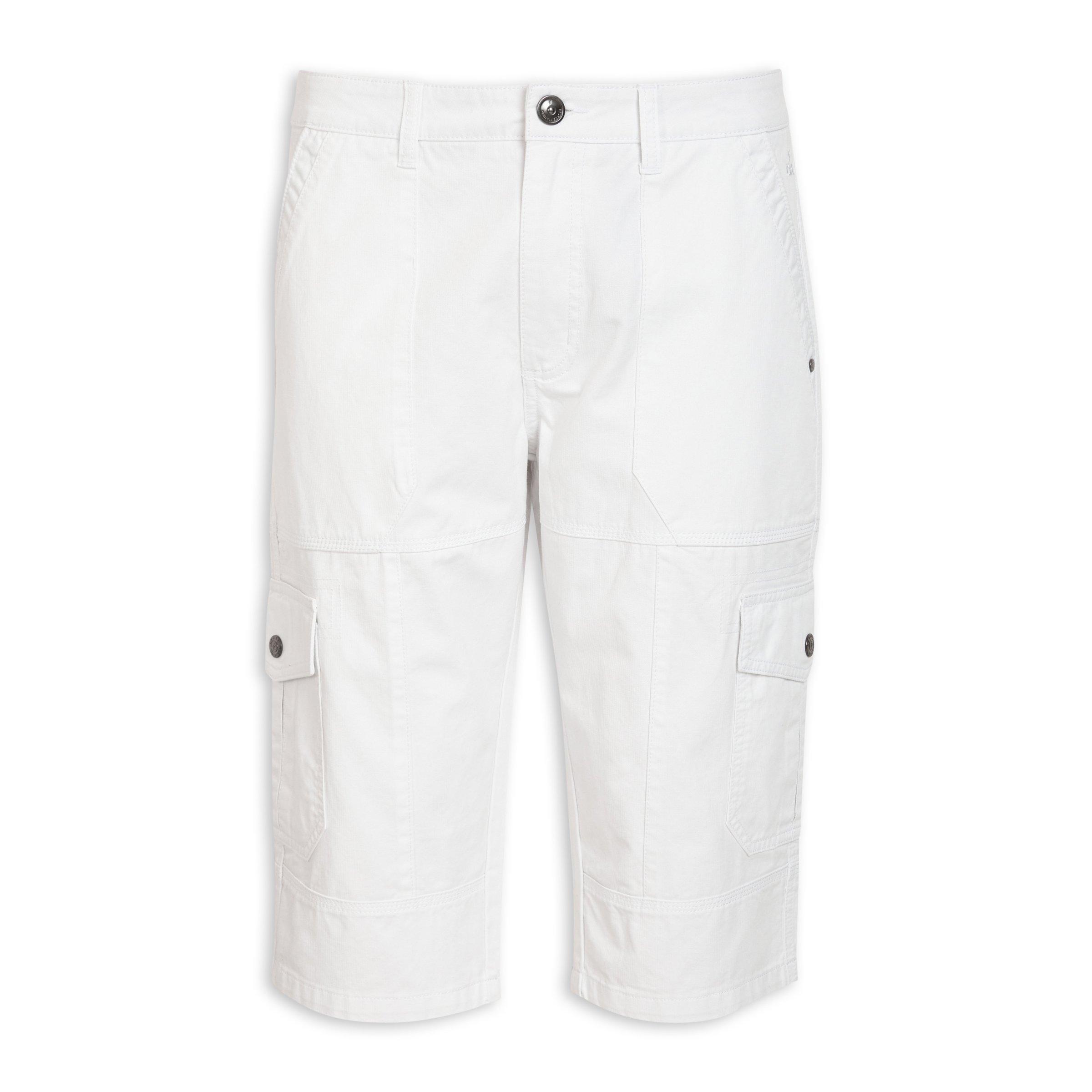 White Utility Shorts (3107277) | Daniel Hechter