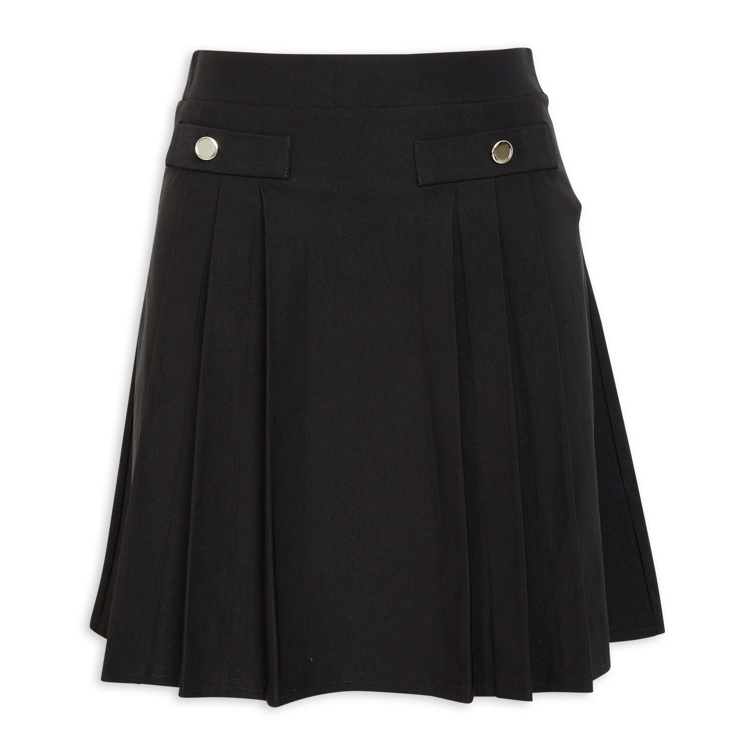 Black A-line Skirt (3107493) | Identity