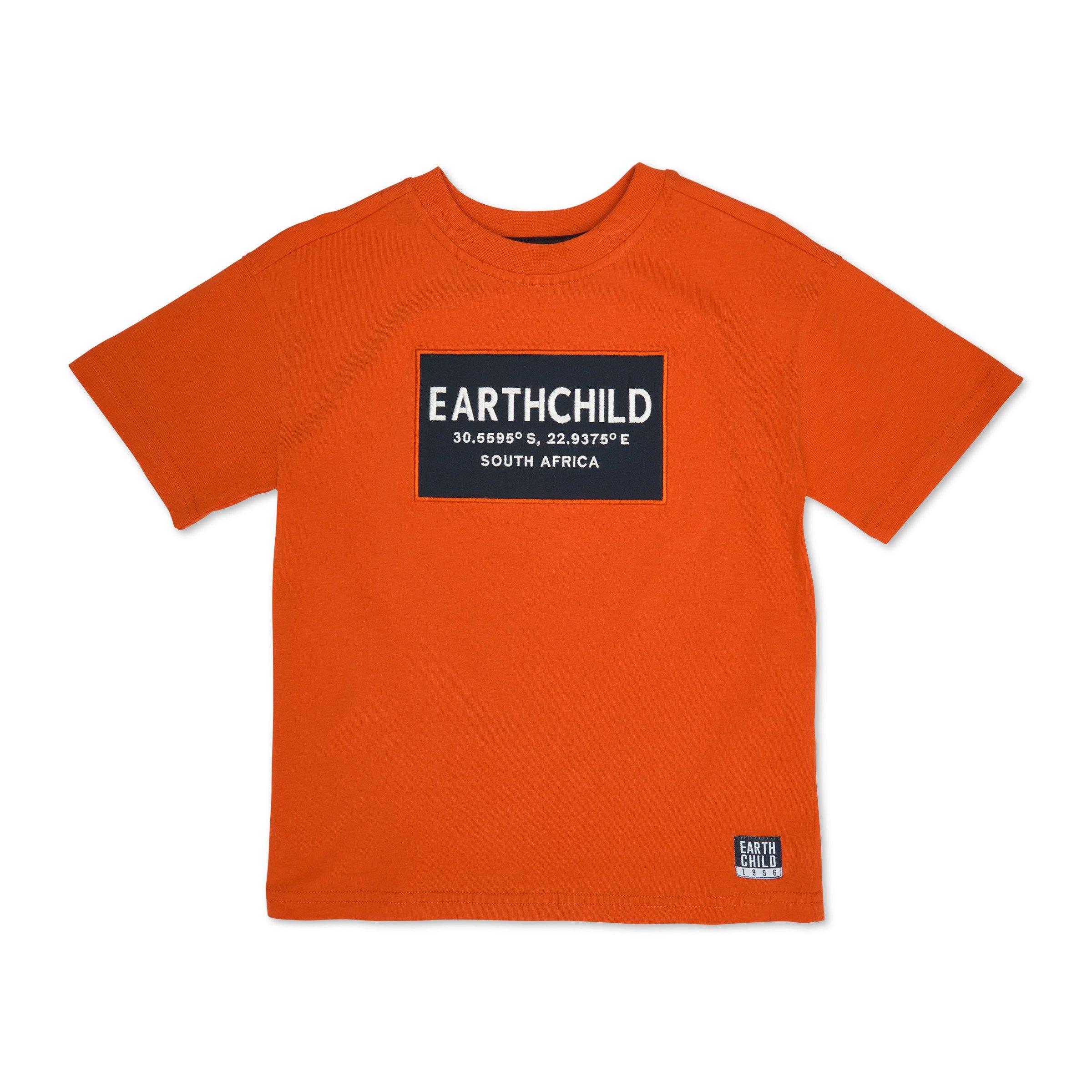 Kid Boy Orange Tshirt (3107524) Earthchild