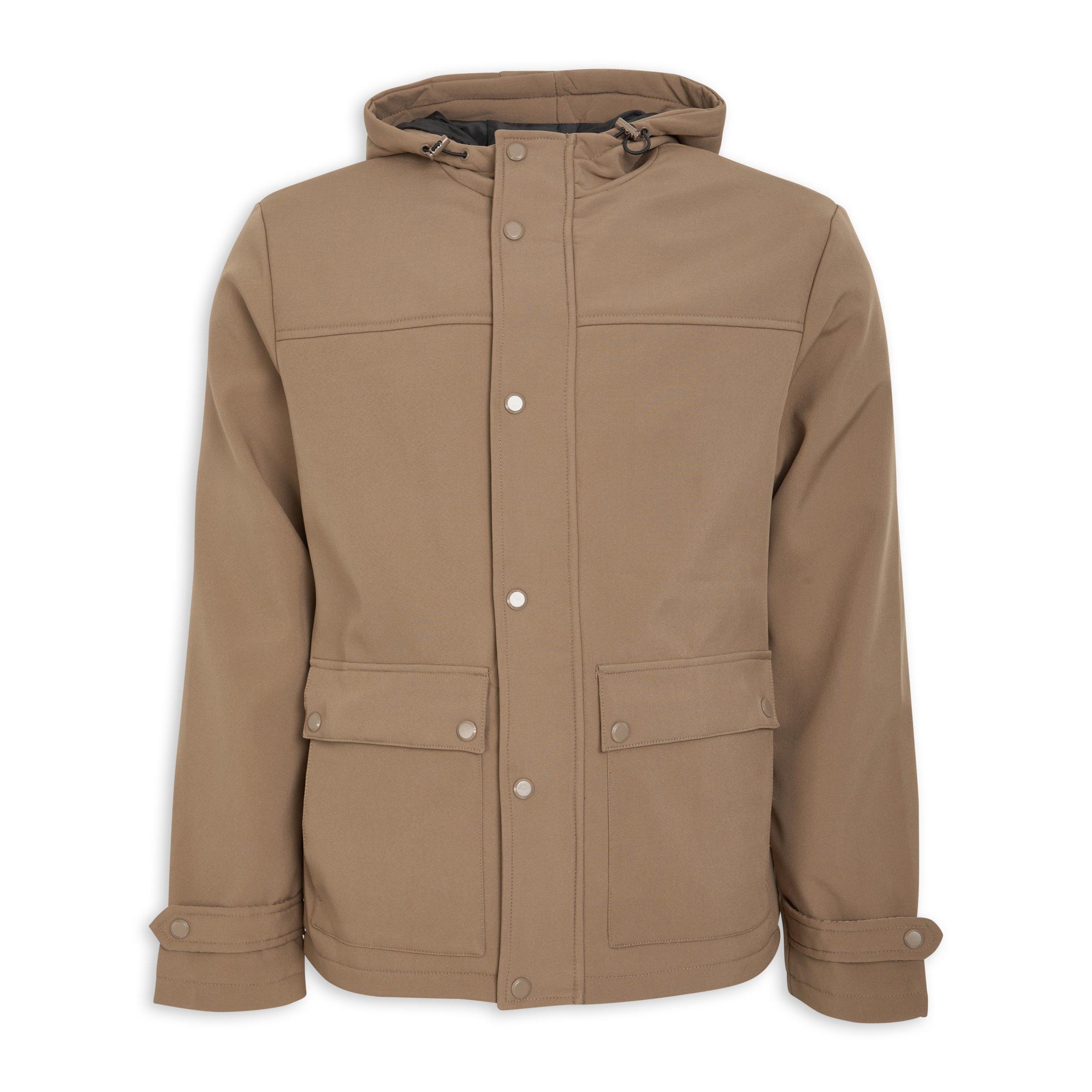 Camel Hooded Jacket (3107545) | Truworths Man
