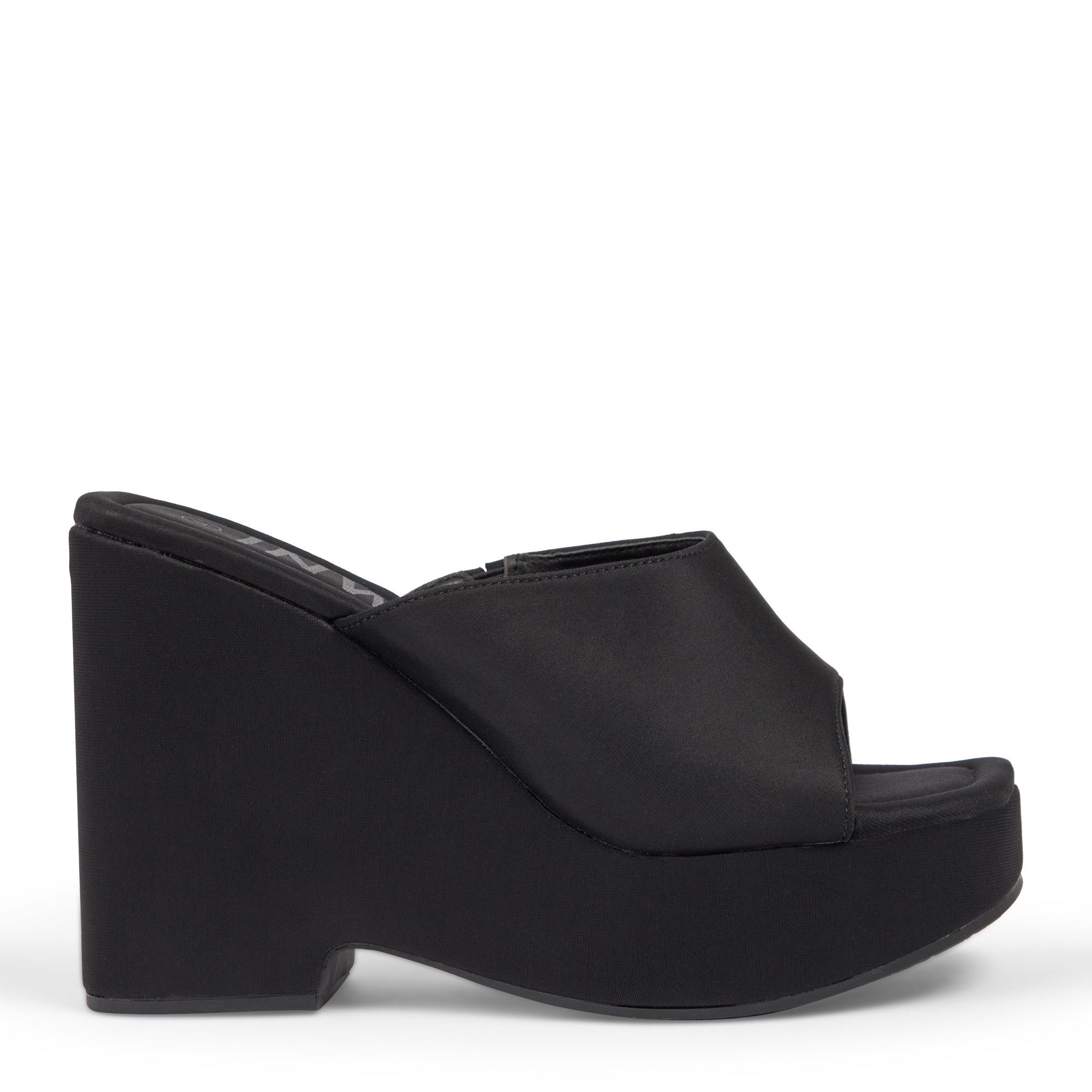 Black Platform Wedge Mule (3107675) | Inwear