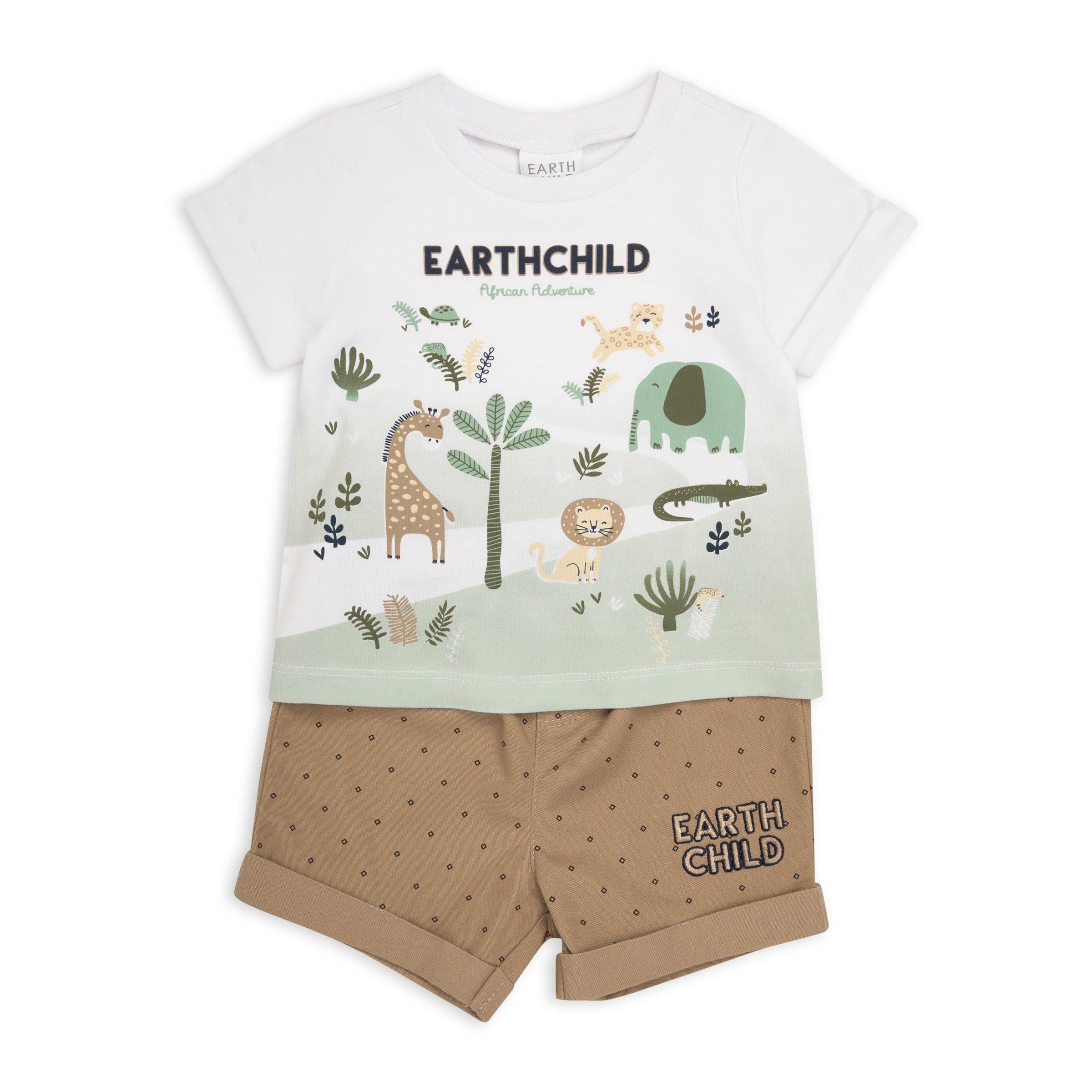 Baby Boy Tshirt & Short Set (3107721) Earthchild