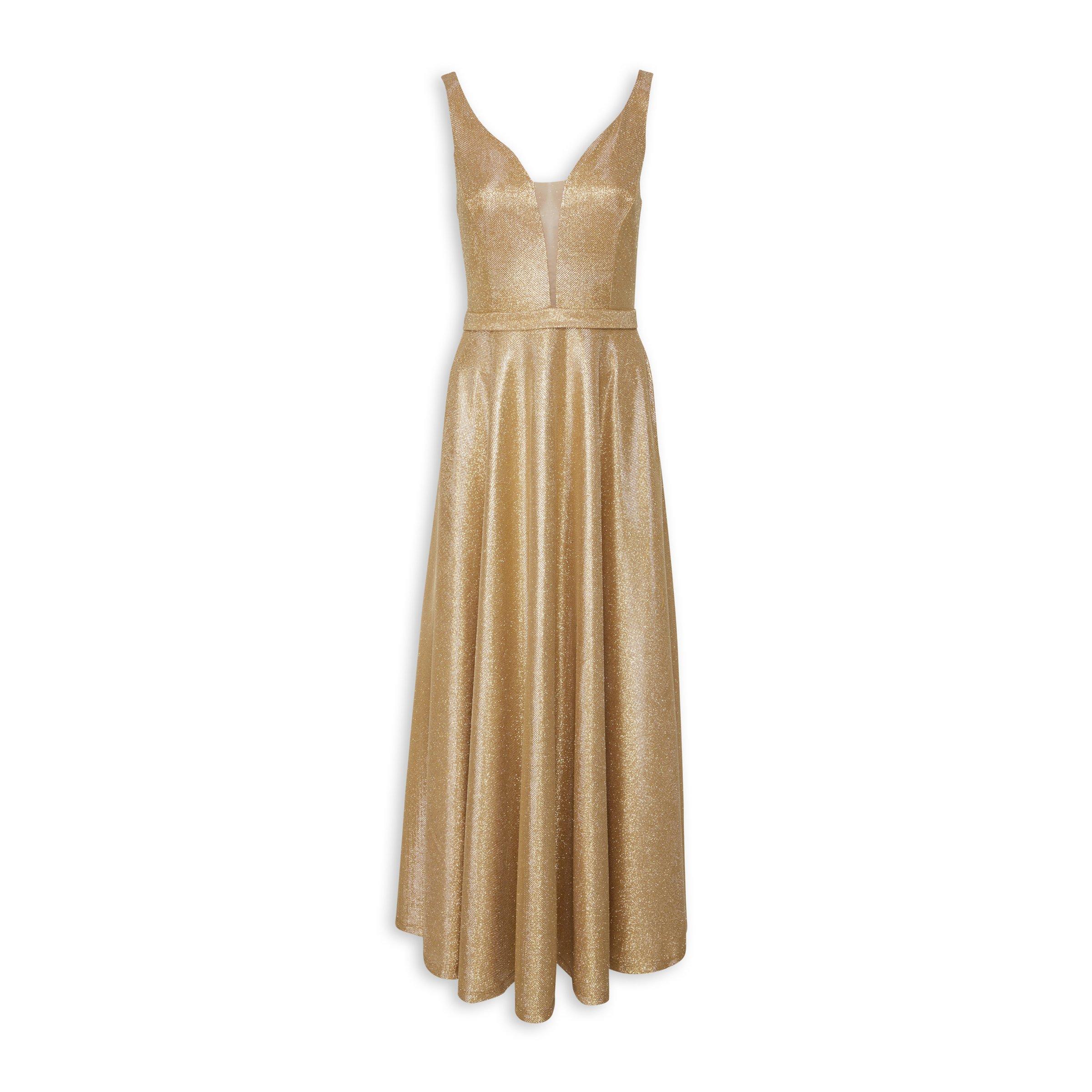 Emily Moon Gold Metallic Bridal Dress (3107722) | Truworths.co.za