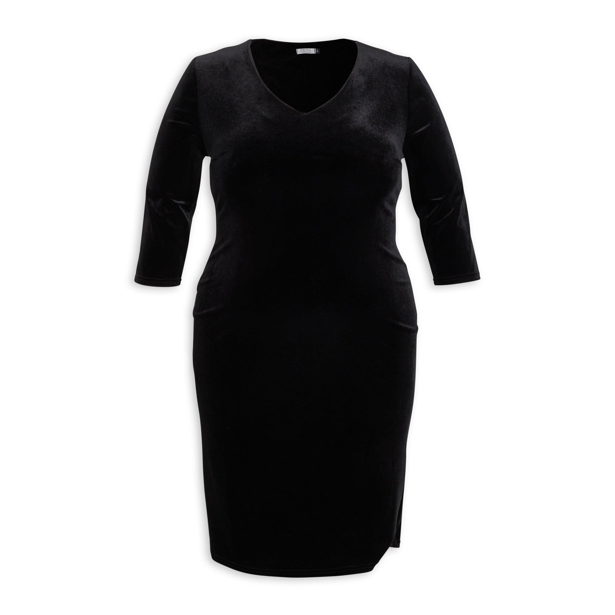 Black Plus Size Bodycon Dress (3107959) | Zeta