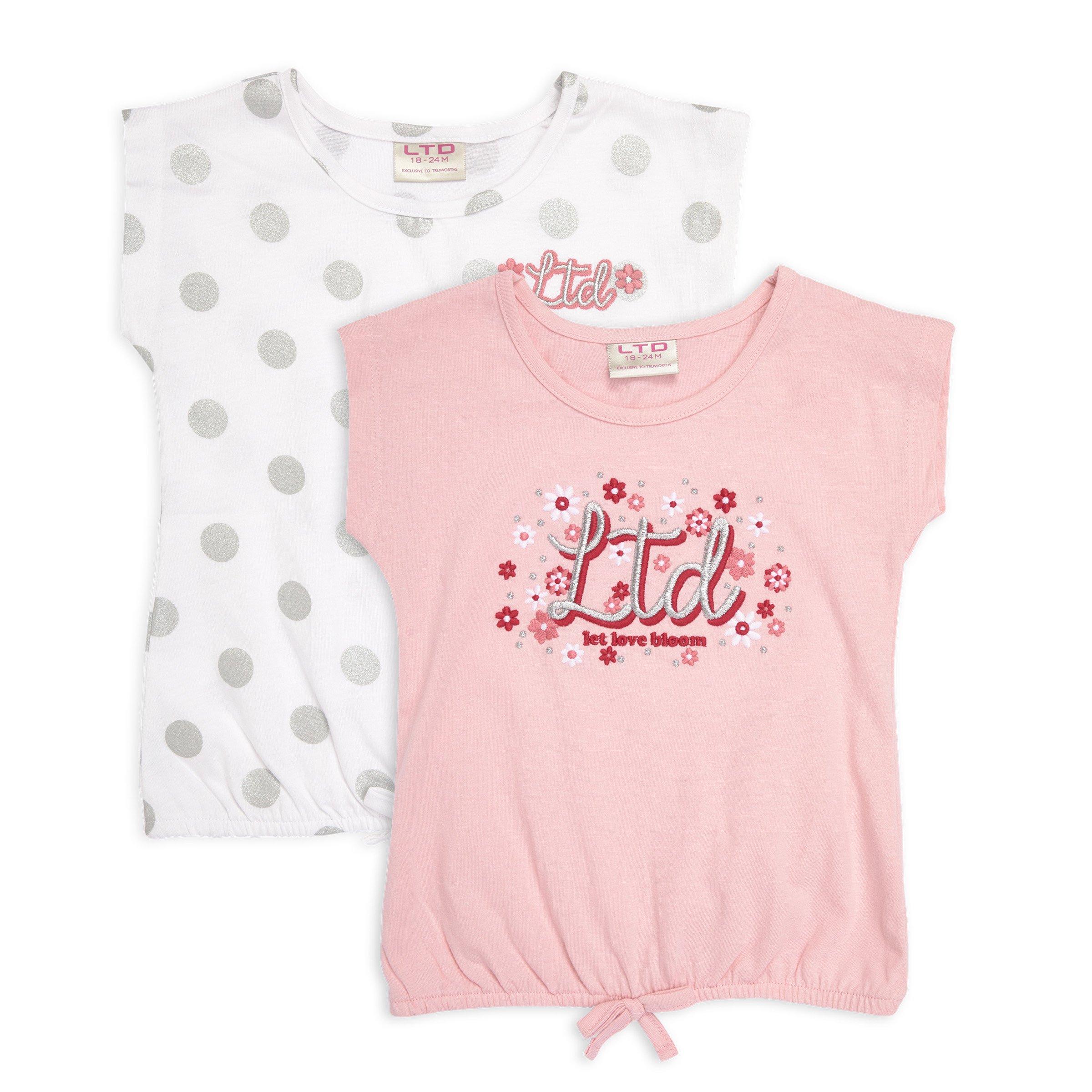 2pack Baby Girl Tshirts (3108044) LTD Kids