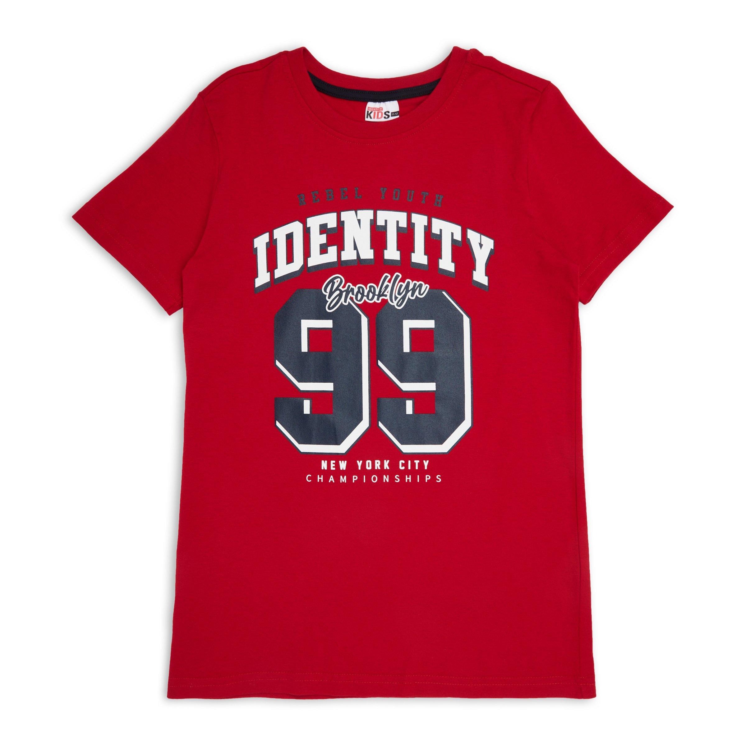 Boys Red Branded T-shirt (3108074) | Identity