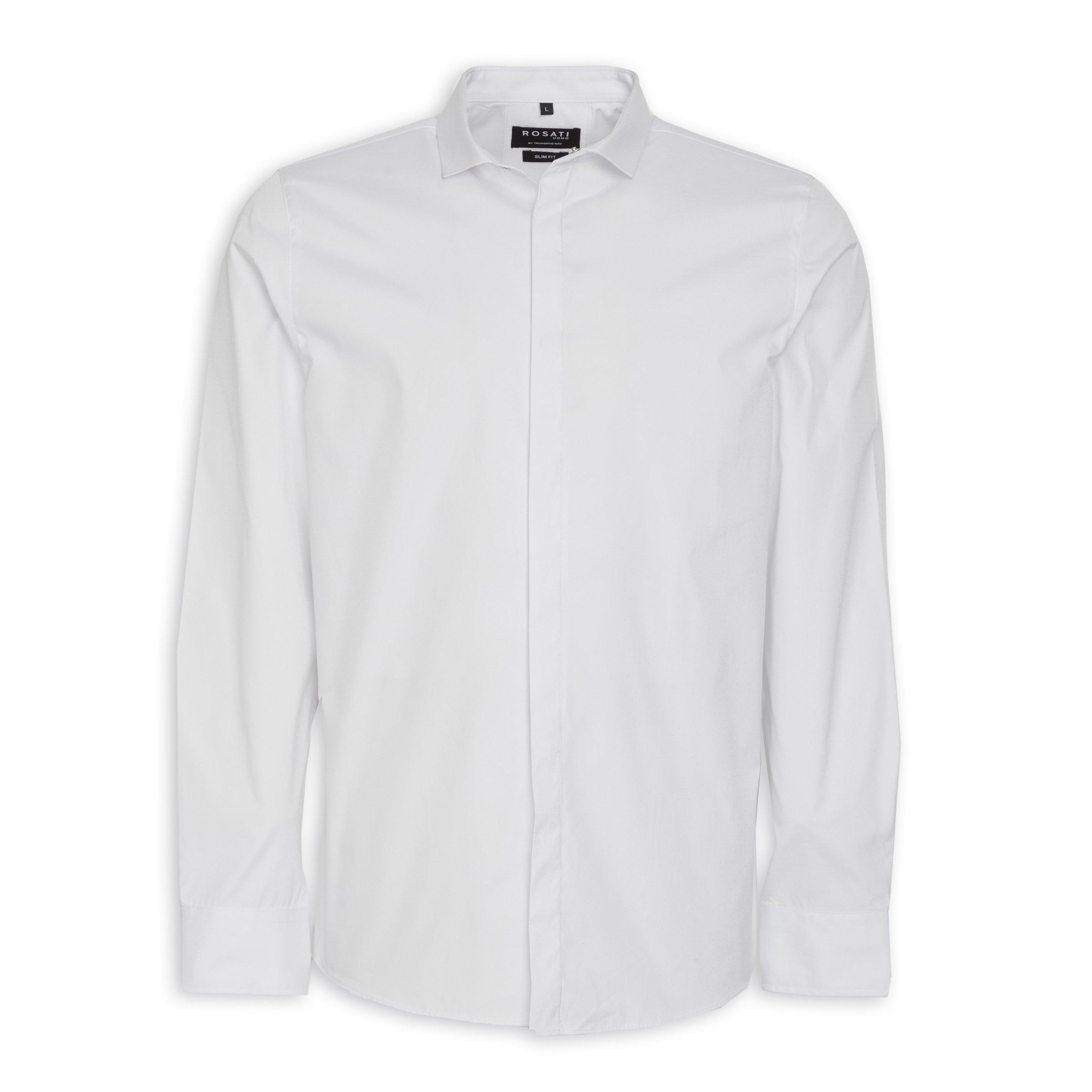 White Slim Fit Shirt (3108101) | Rosati Uomo