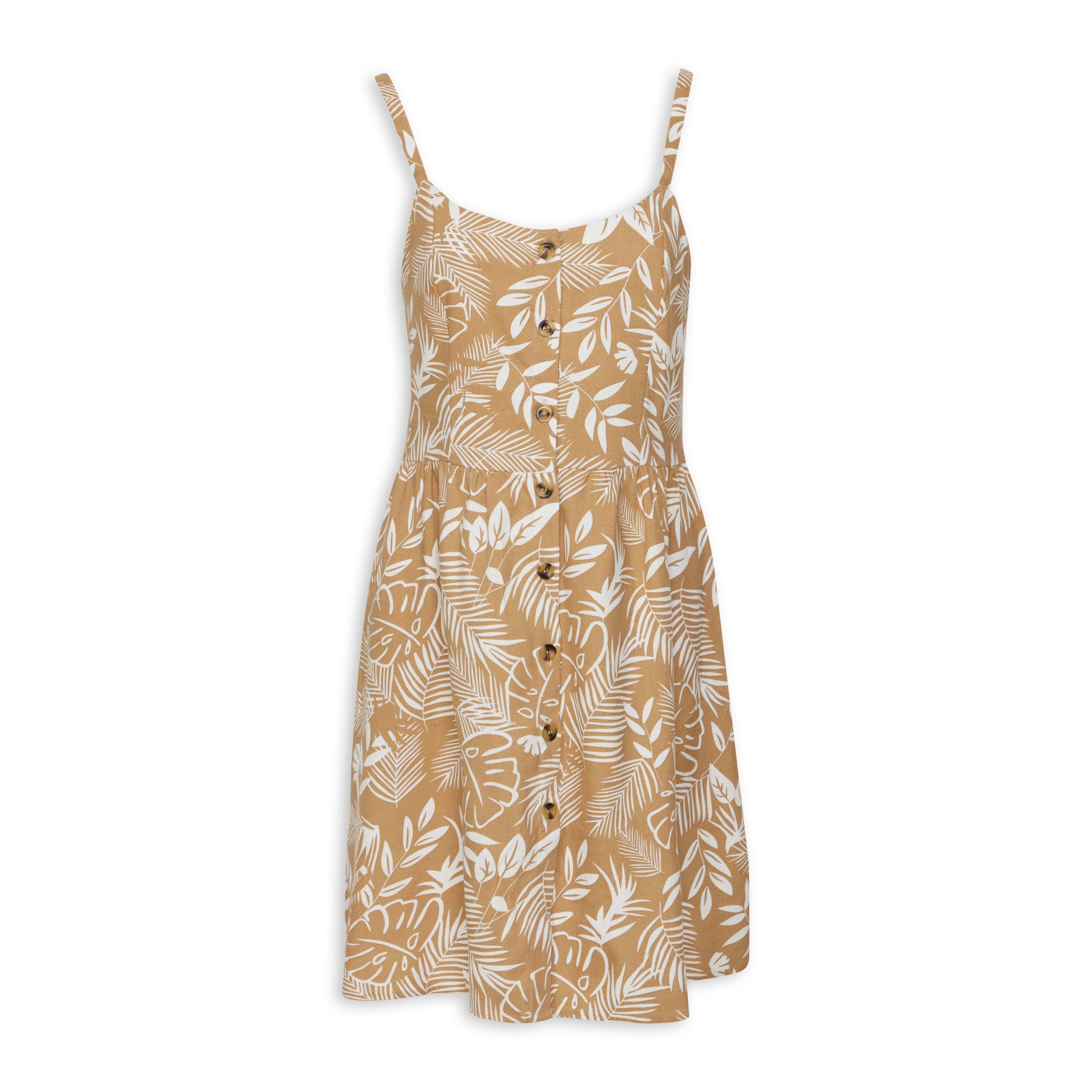 Tropical Print Fit & Flare Dress (3108173) | Identity