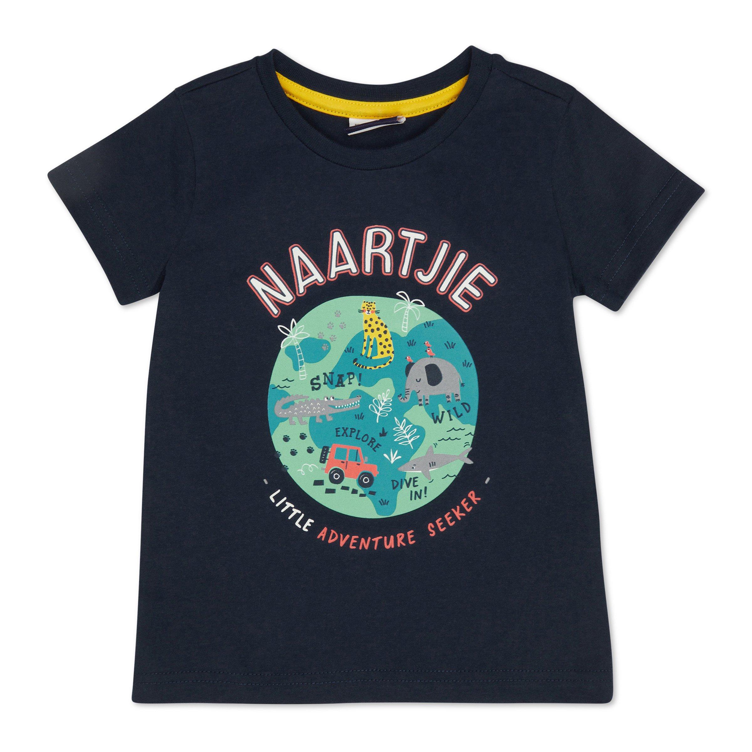 Baby Boy Navy Graphic Tshirt (3108295) Naartjie