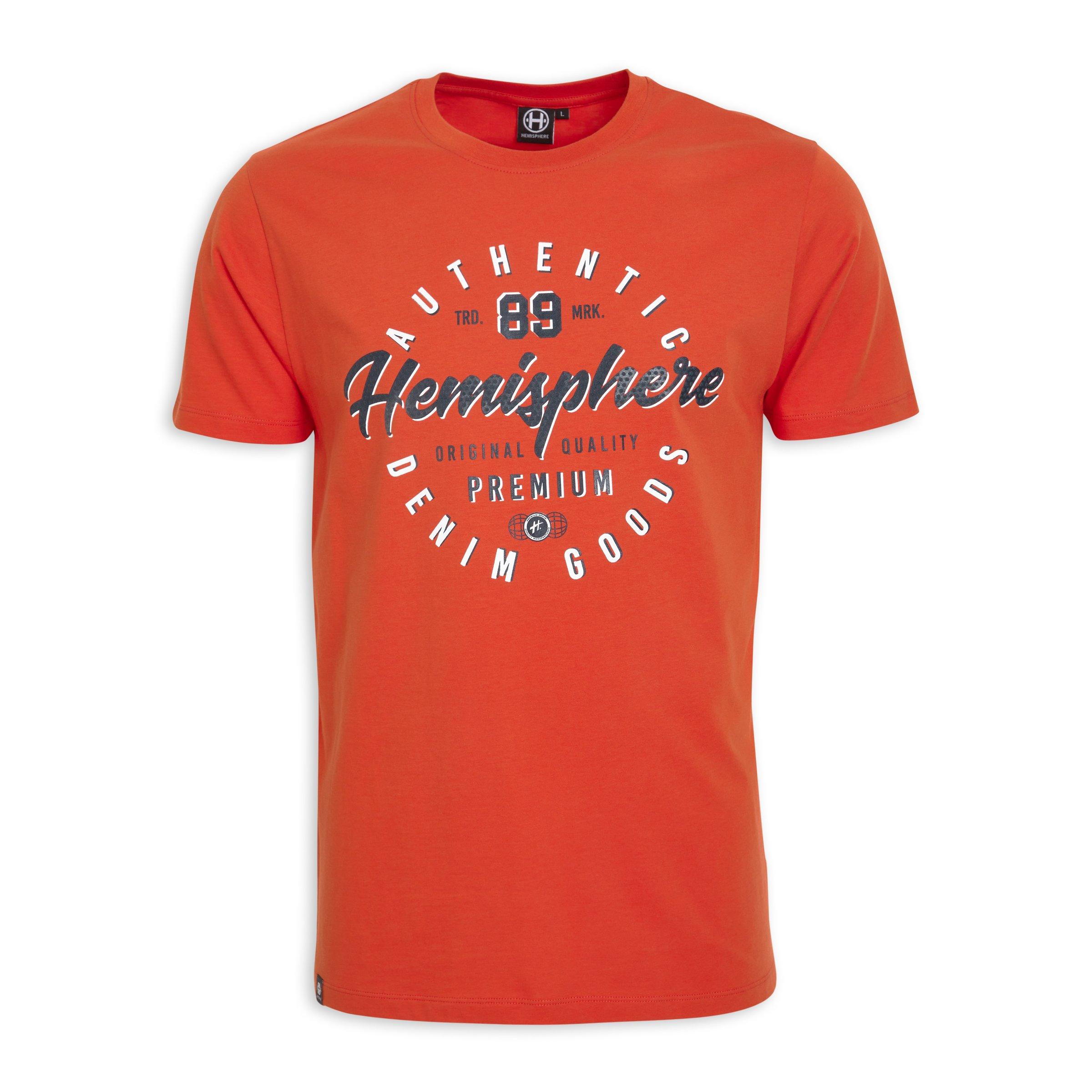 Orange Branded T-shirt (3108440) | Hemisphere