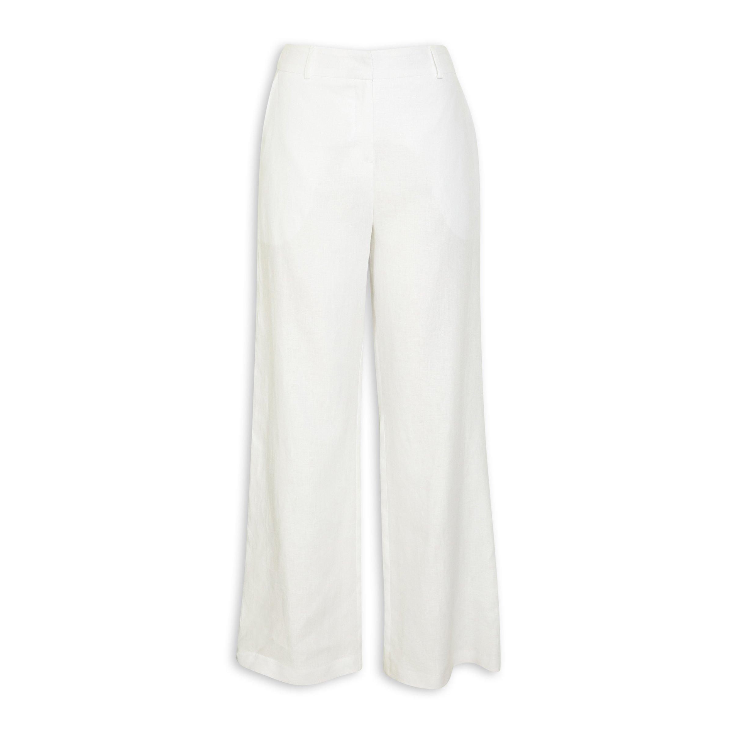 White Wide Leg Pant (3108502) | Truworths