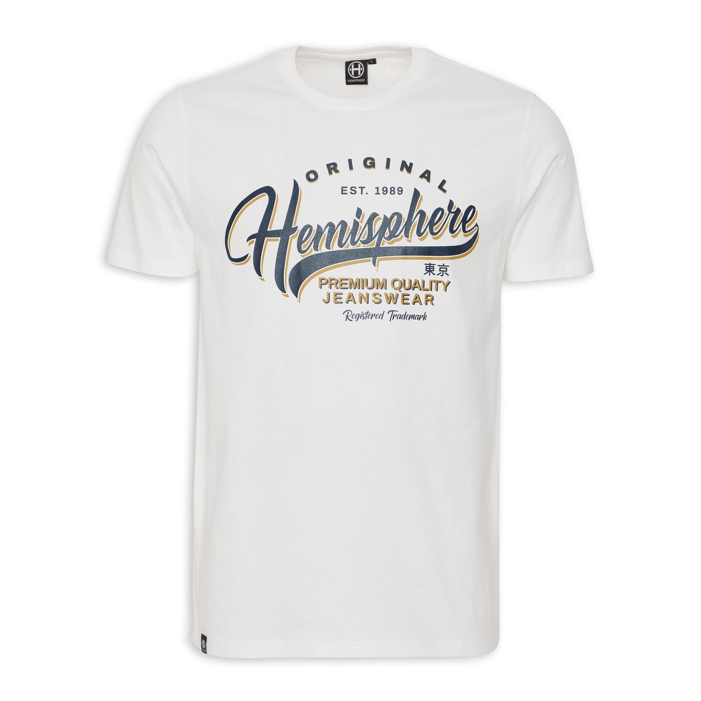 White Branded T-shirt (3108511) | Hemisphere