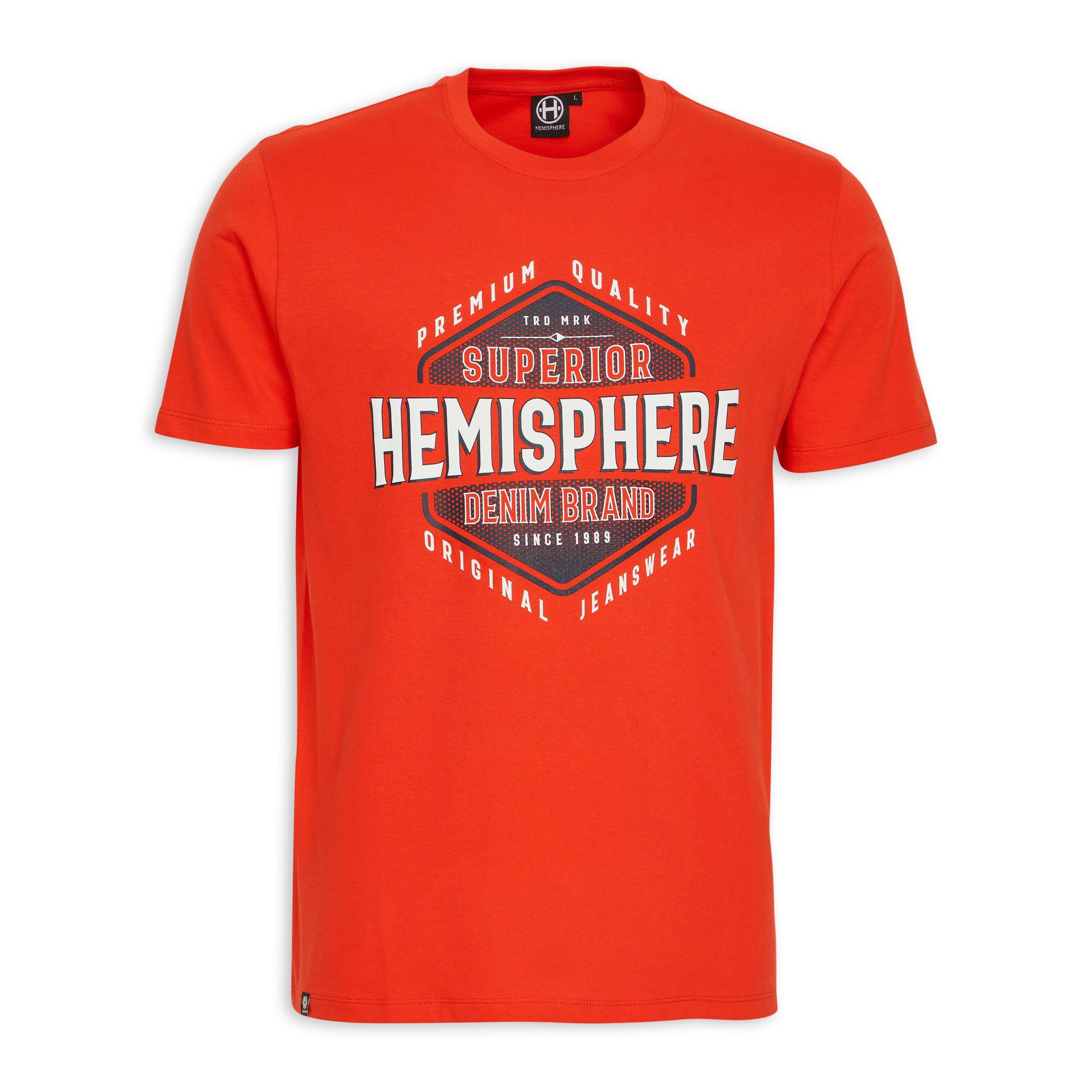Orange Branded T-shirt (3108516) | Hemisphere