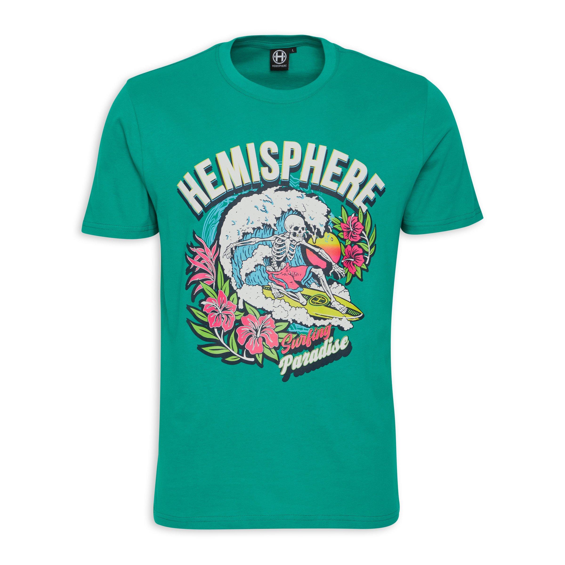 Seafoam Green Branded T-shirt (3108517) | Hemisphere