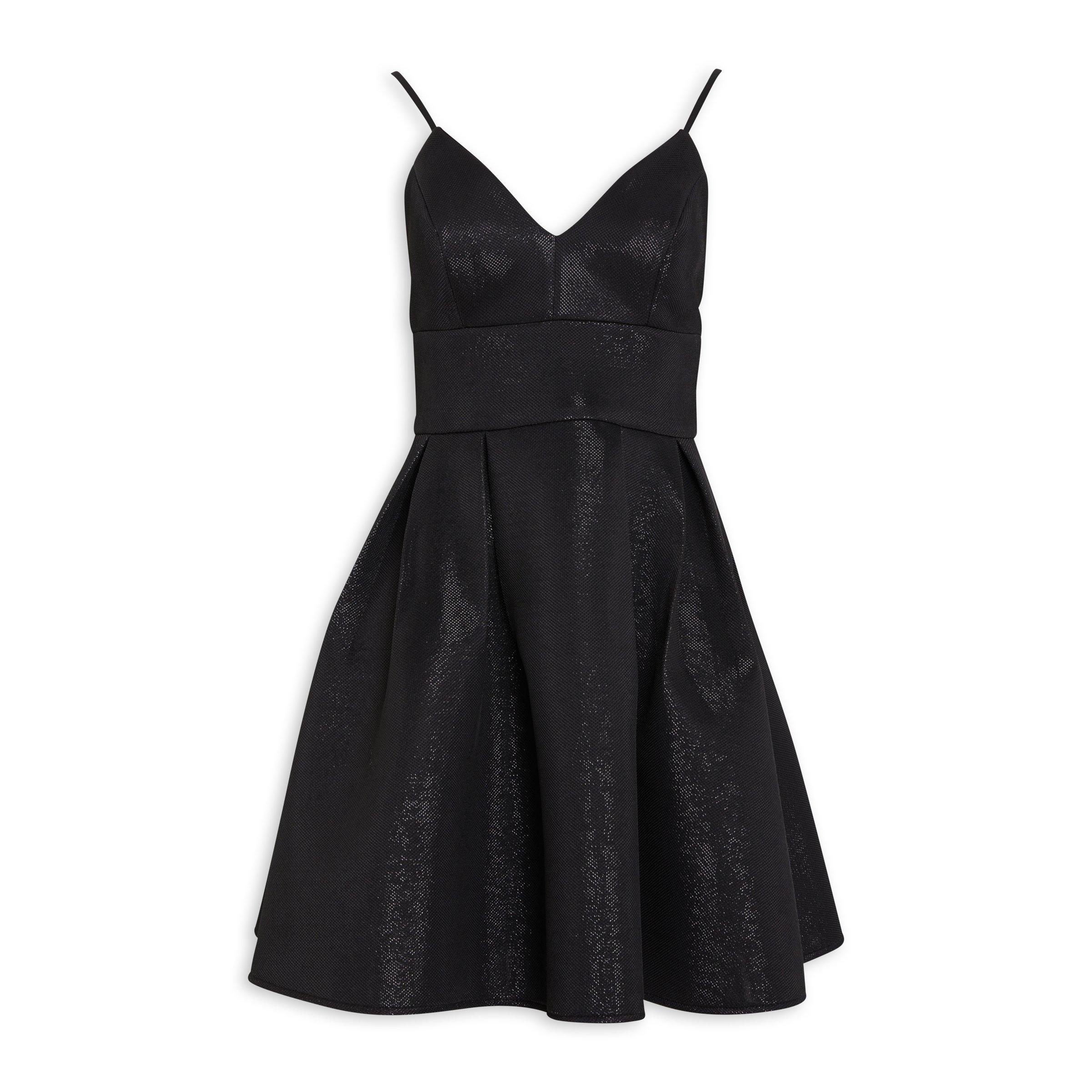 Black Fit and Flare Dress (3108535) | Identity