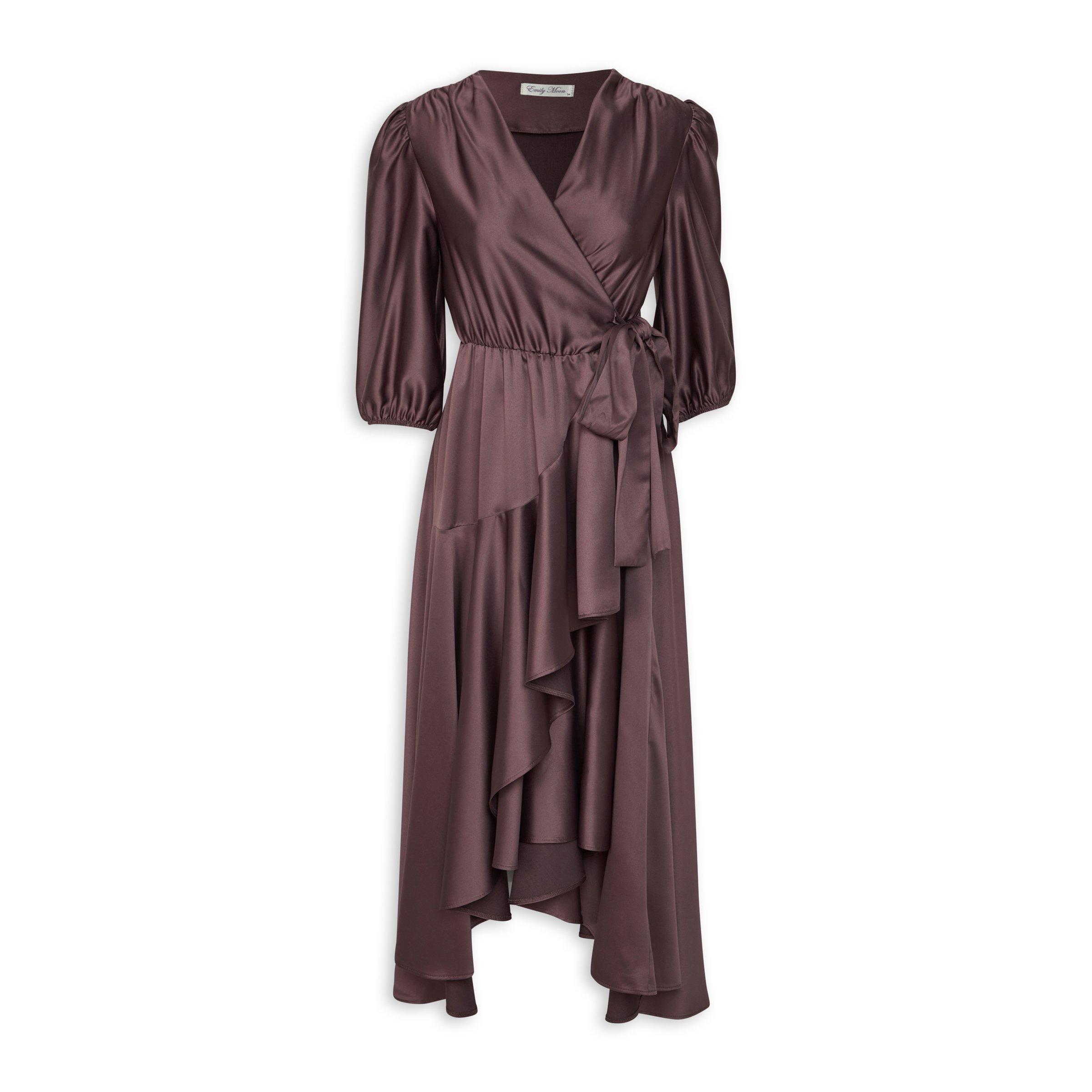 Mauve Fit & Flare Evening Dress (3108703) | Emily Moon