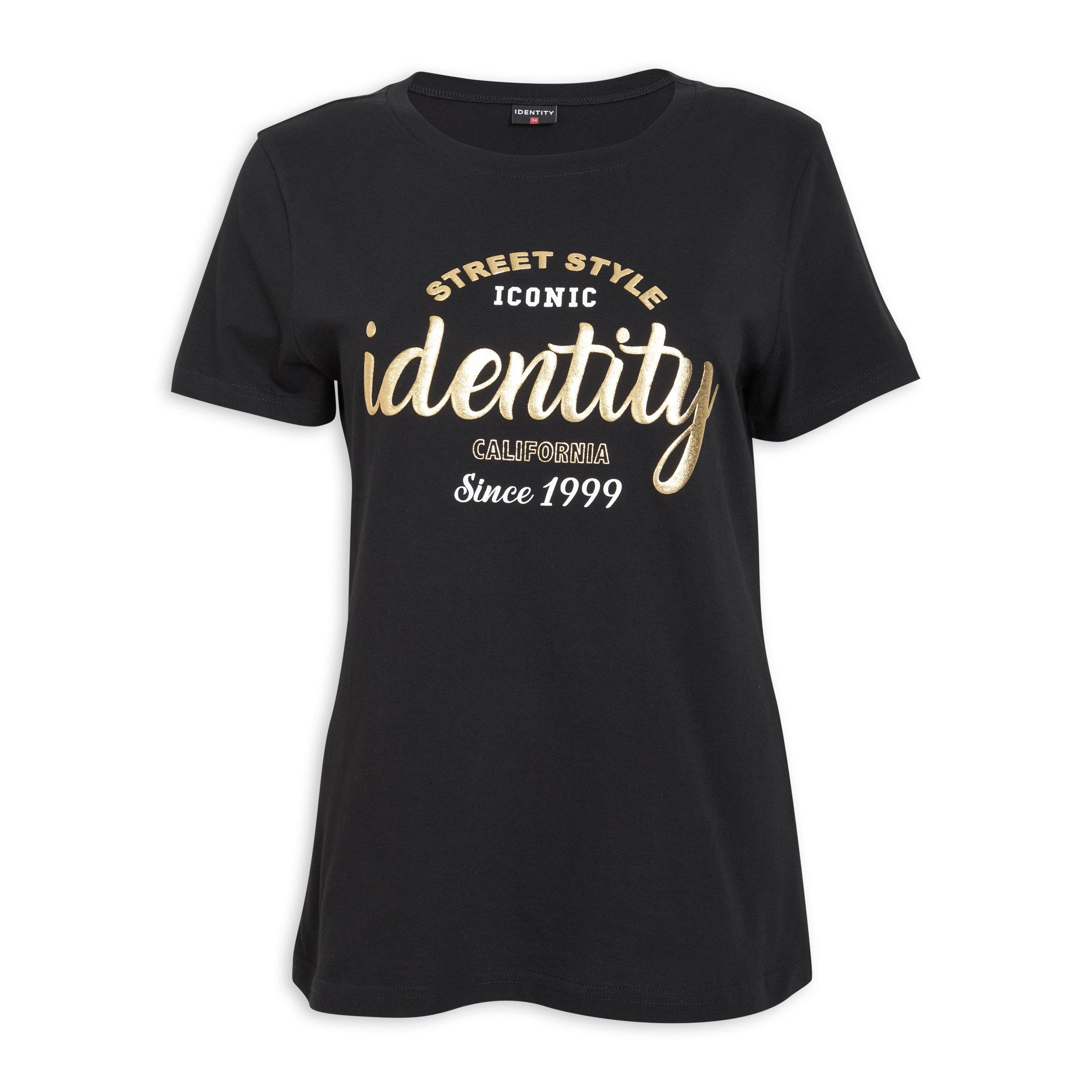 Black Branded T-shirt (3108704) | Identity
