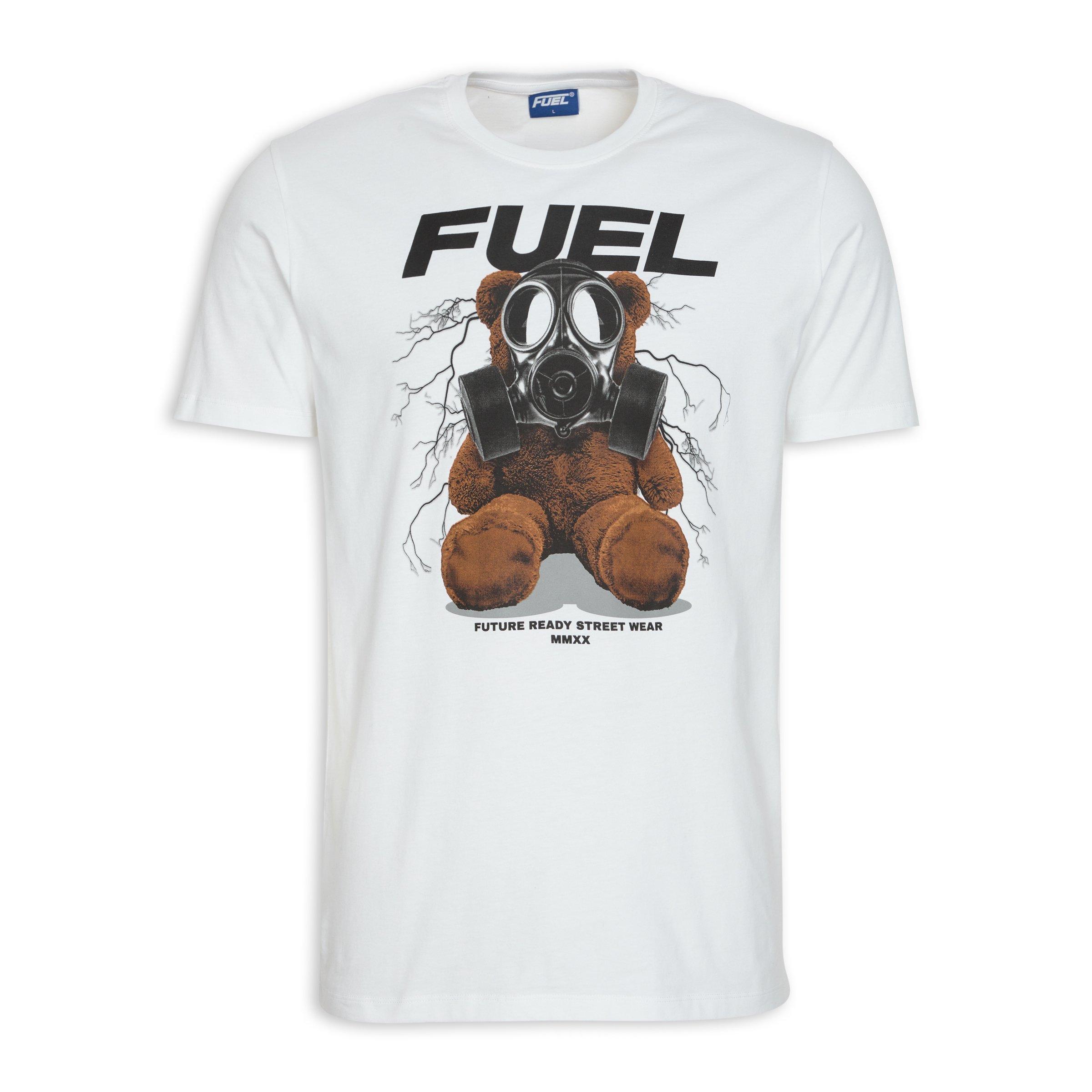 White Graphic T-shirt (3108795) | Fuel