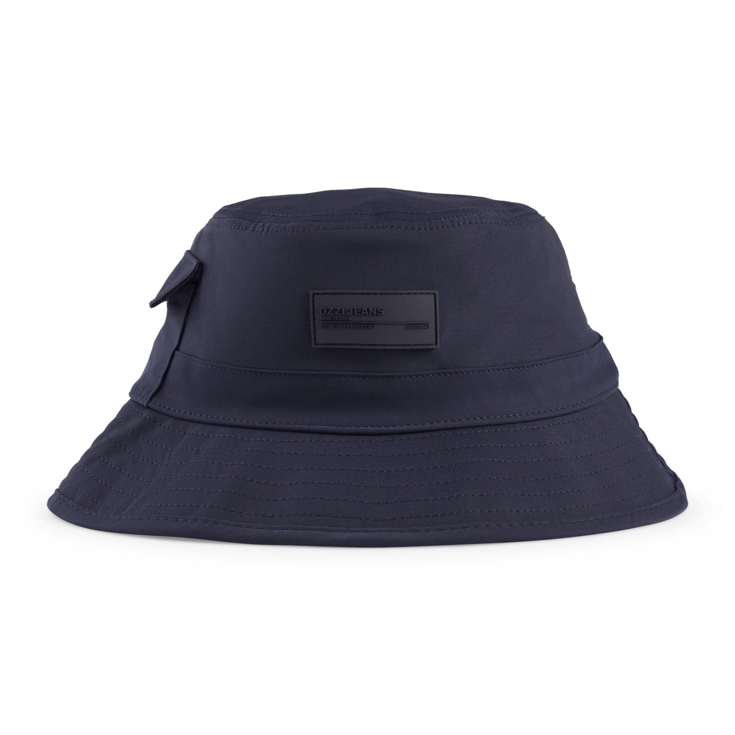 Navy Wide Brim Bucket Hat (3109159) | UZZI