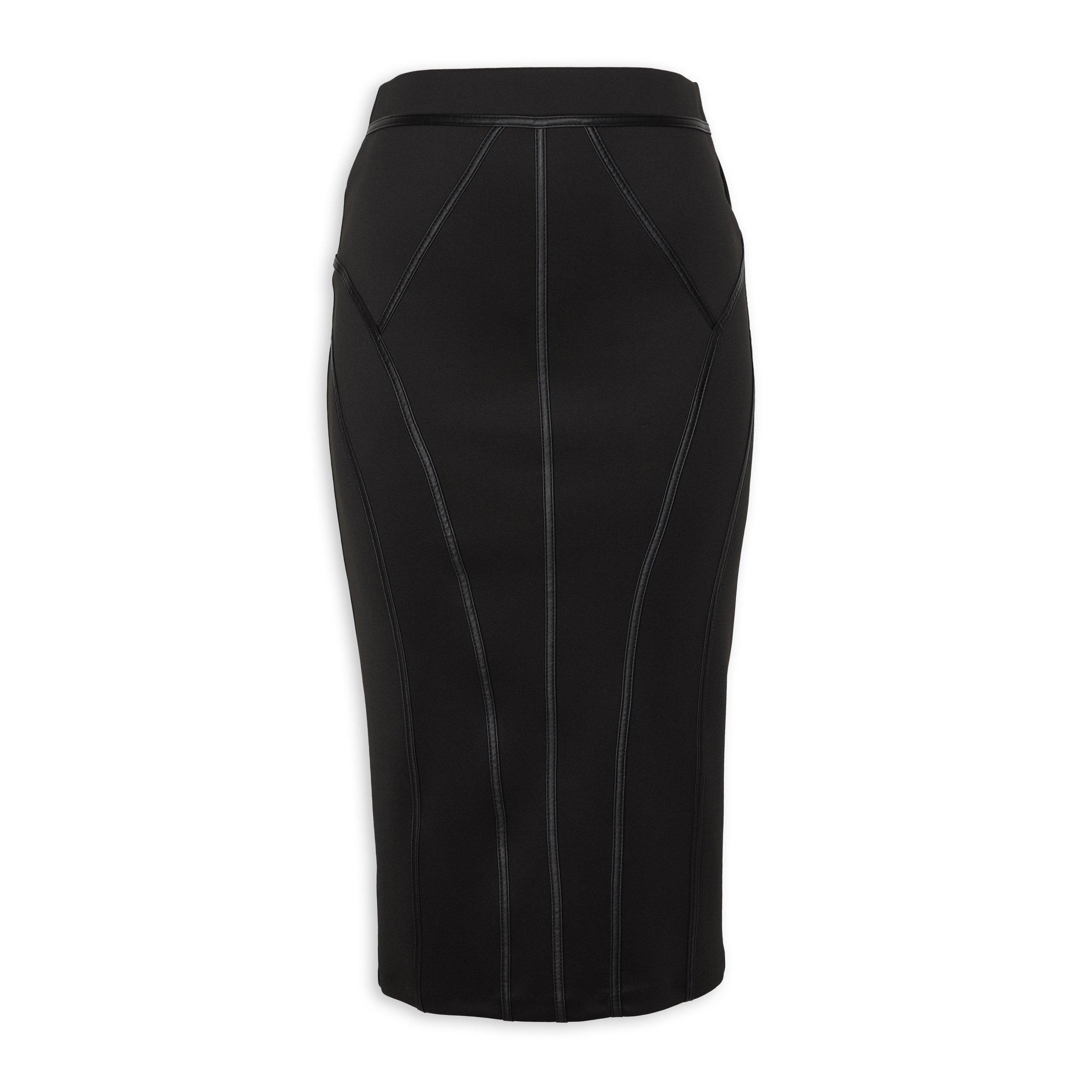 Black Tipped Bodycon Skirt (3109169) | Truworths