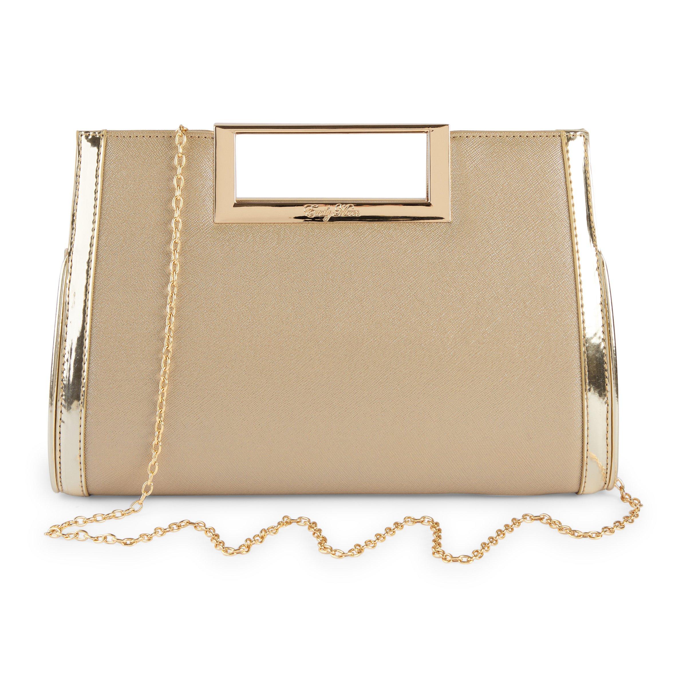 Gold Clutch Bag (3109254) | Emily Moon