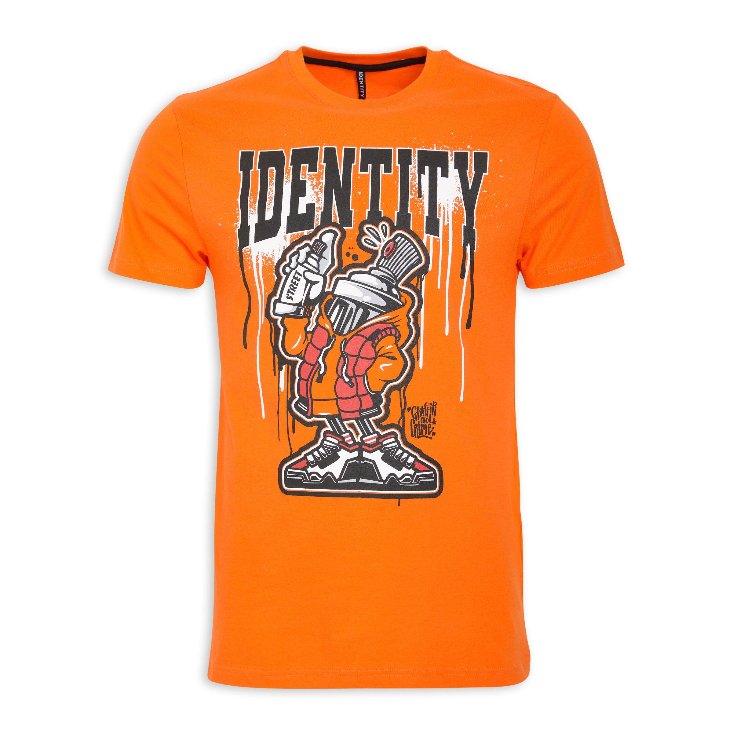 Orange Branded T-shirt (3109378) | Identity