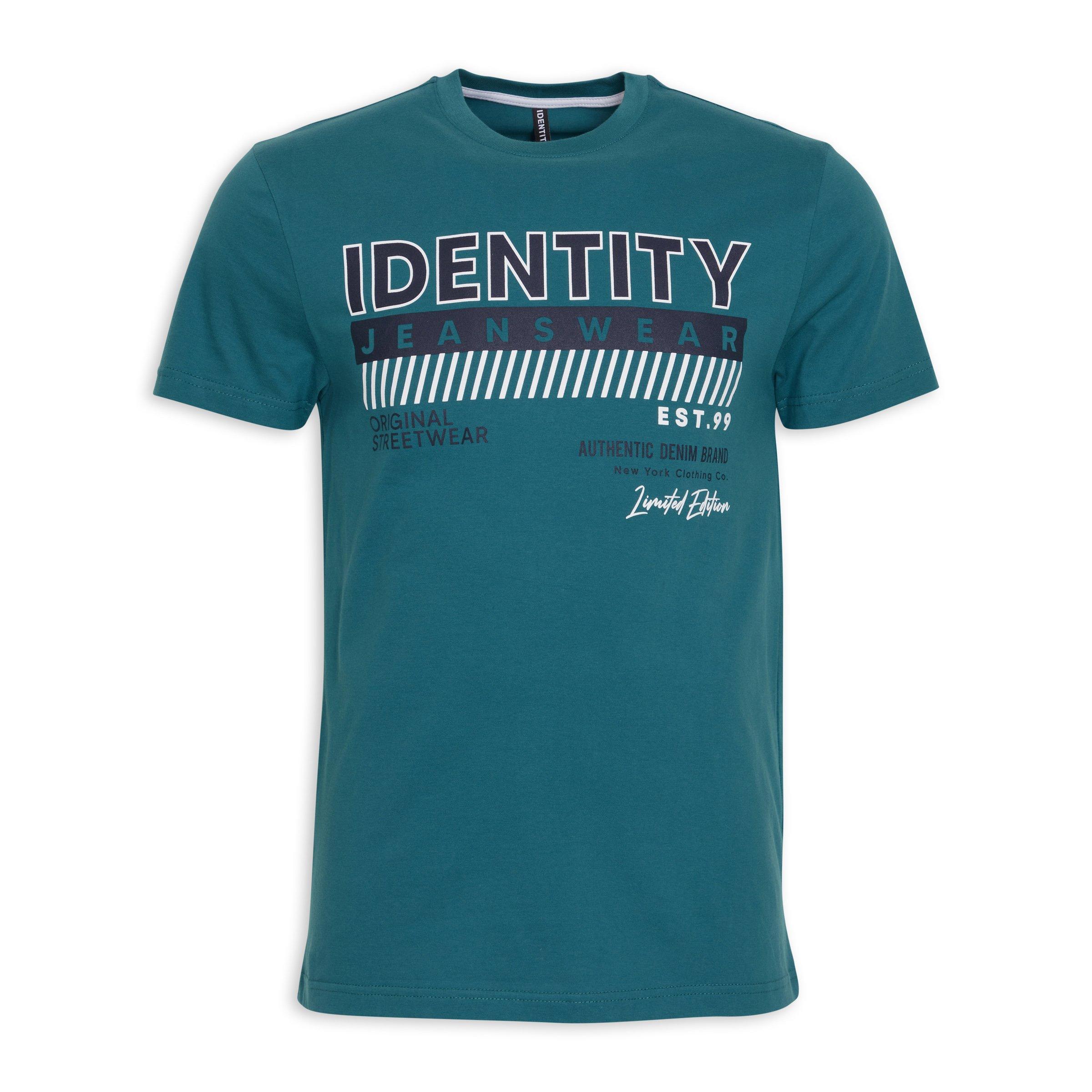 Teal Branded T-shirt (3109382) | Identity
