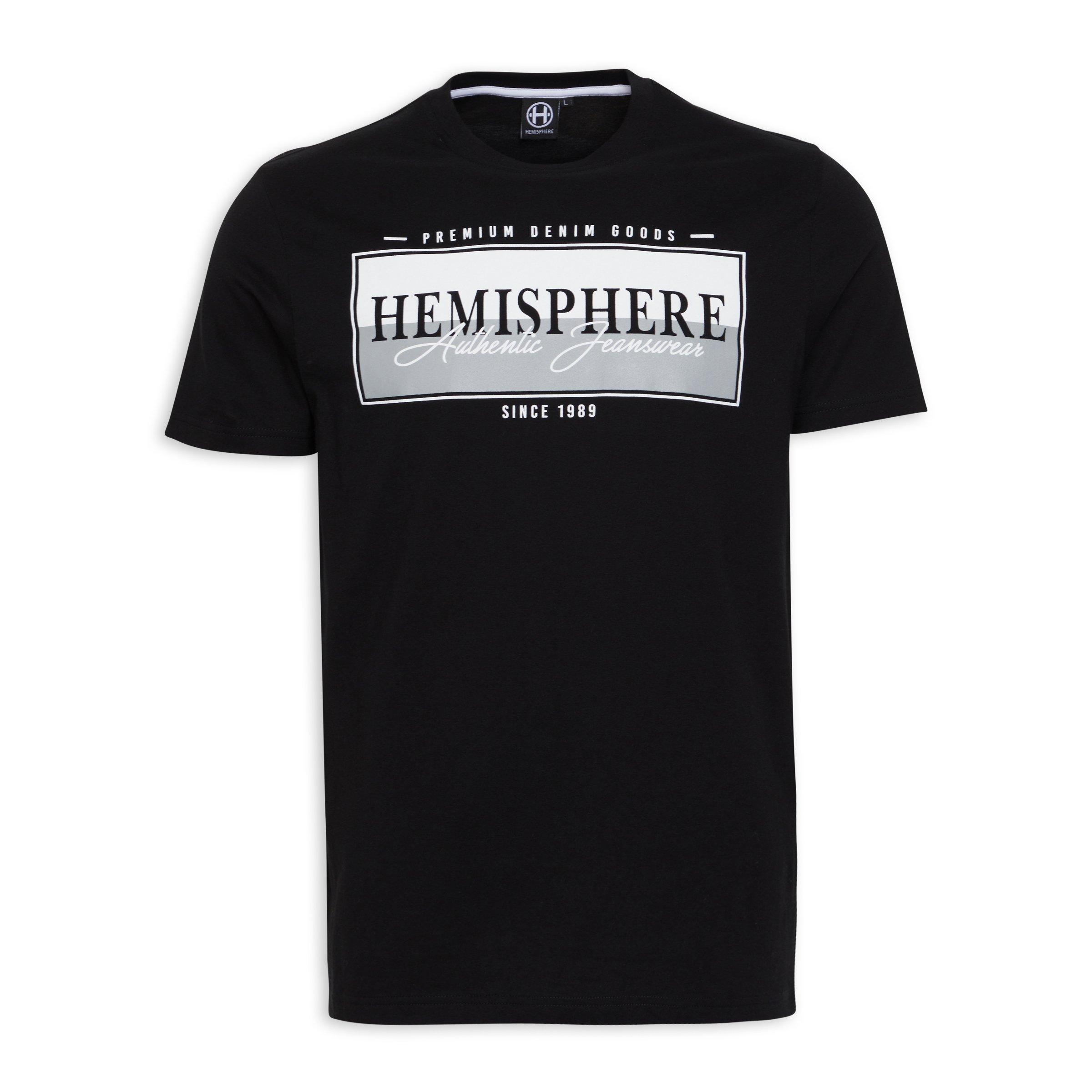 Black Branded T-shirt (3109430) | Hemisphere