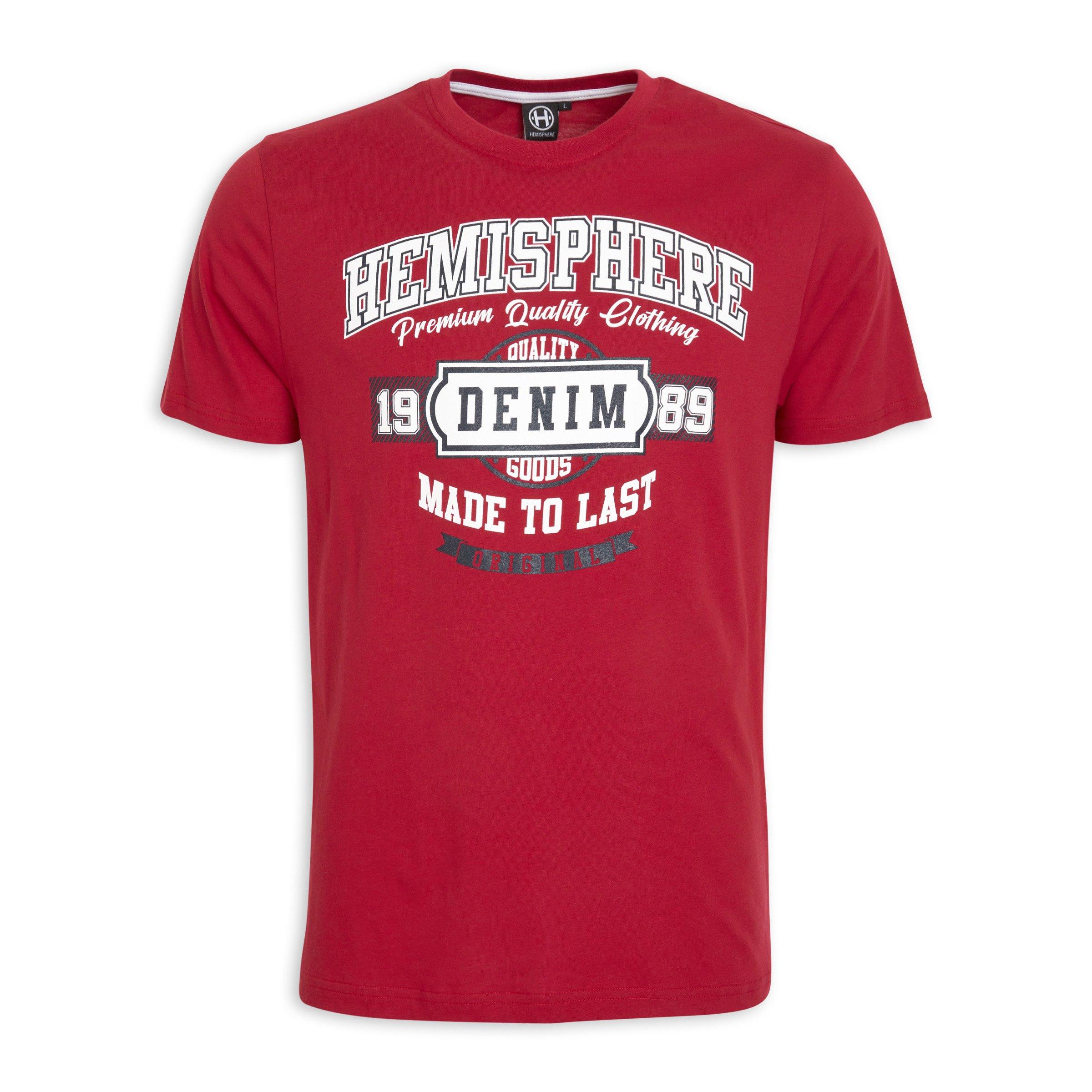 Red Branded T-shirt (3109452) | Hemisphere