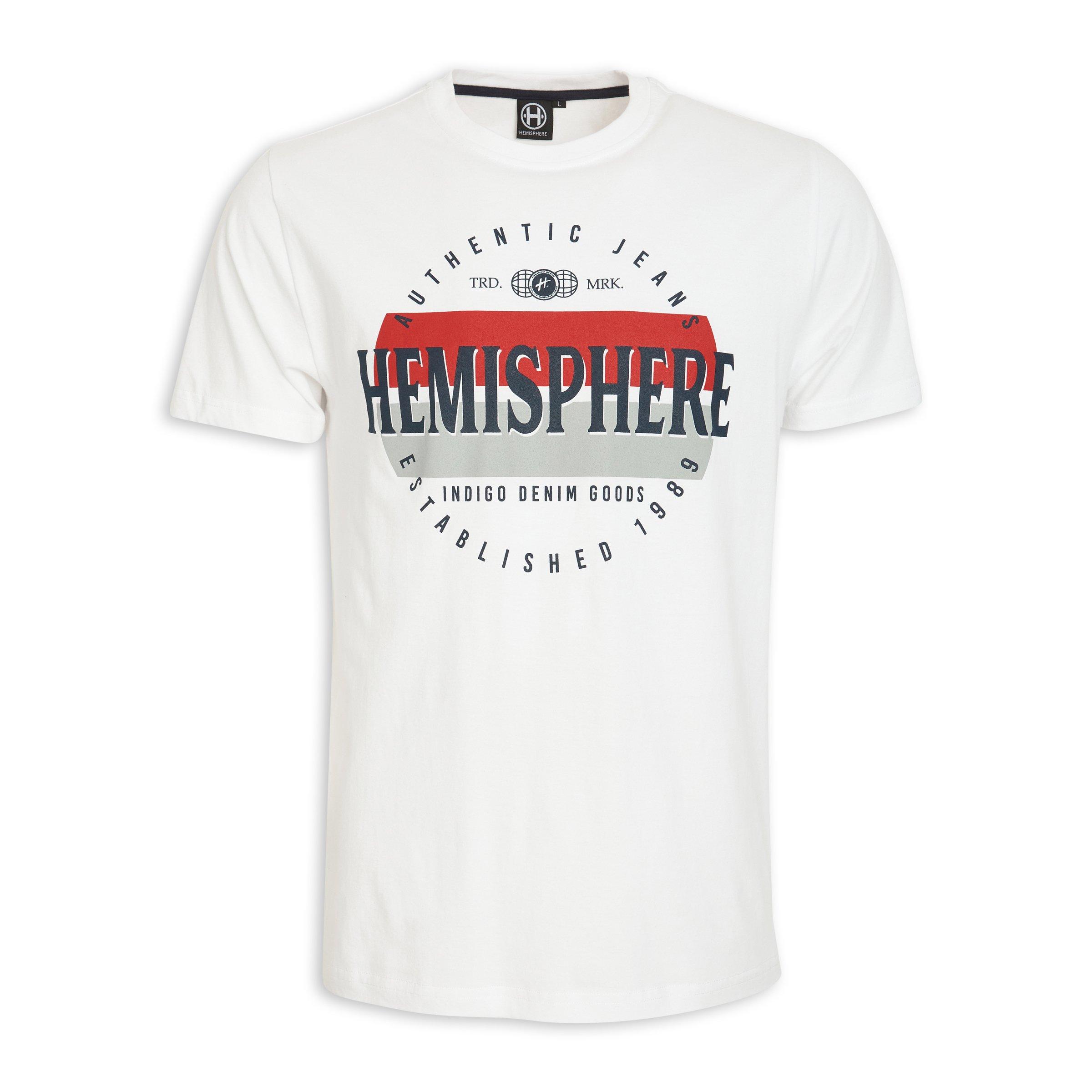 White Branded T-shirt (3109606) | Hemisphere