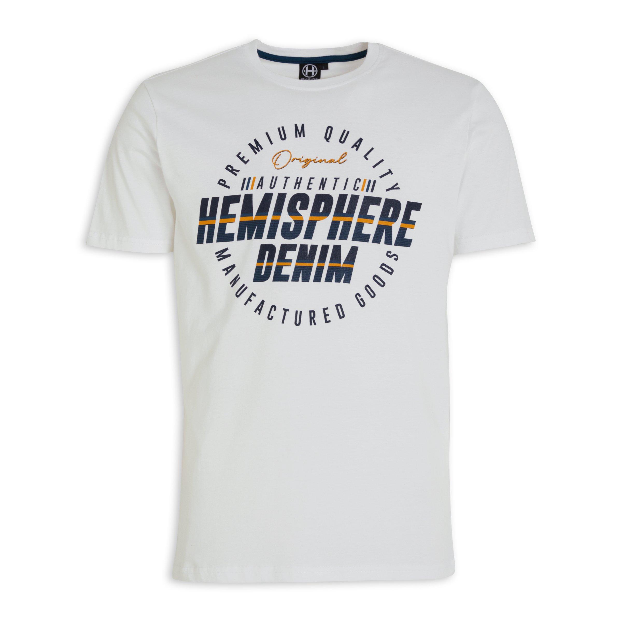 White Branded T-shirt (3109650) | Hemisphere