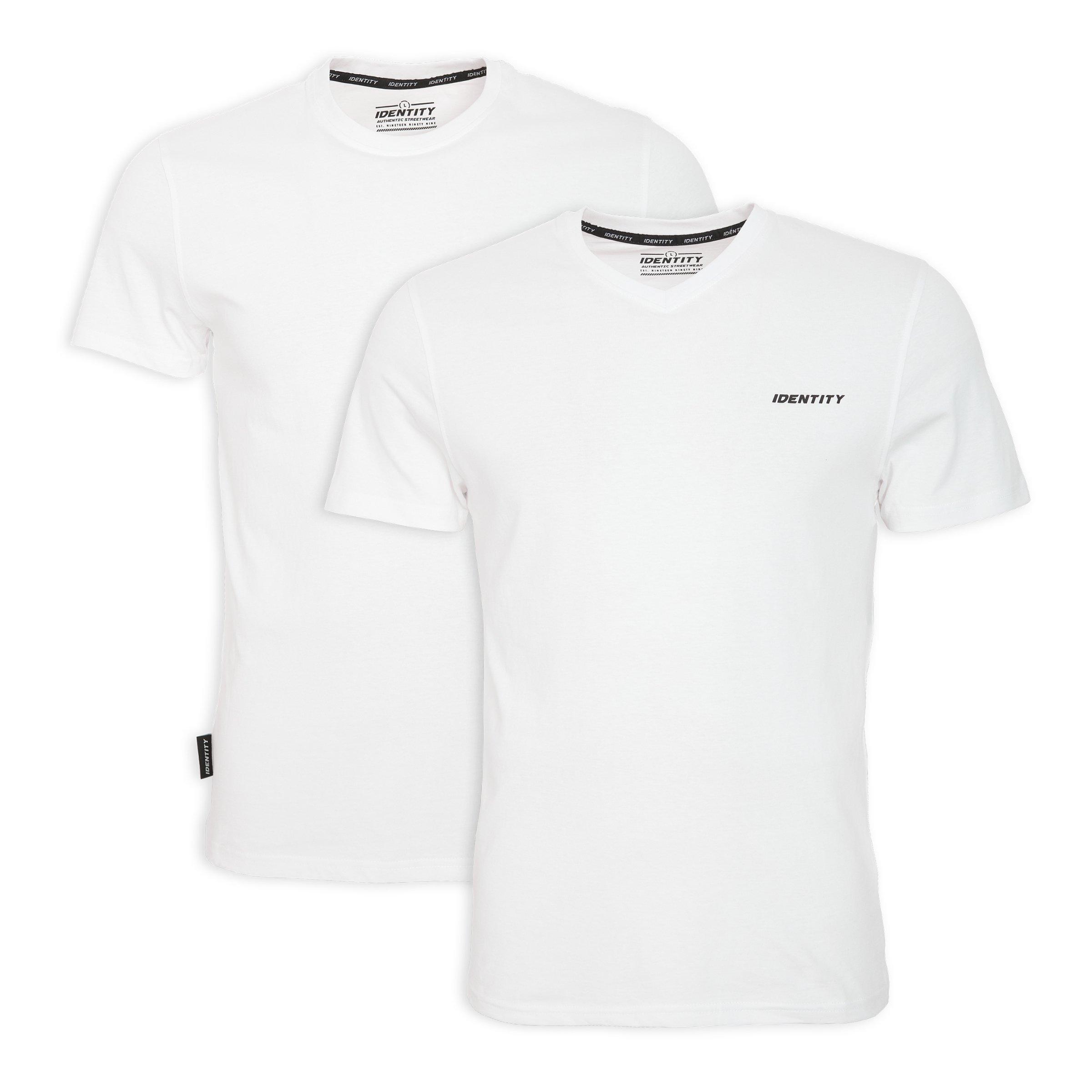 2-pack White T-shirts (3109698) | Identity