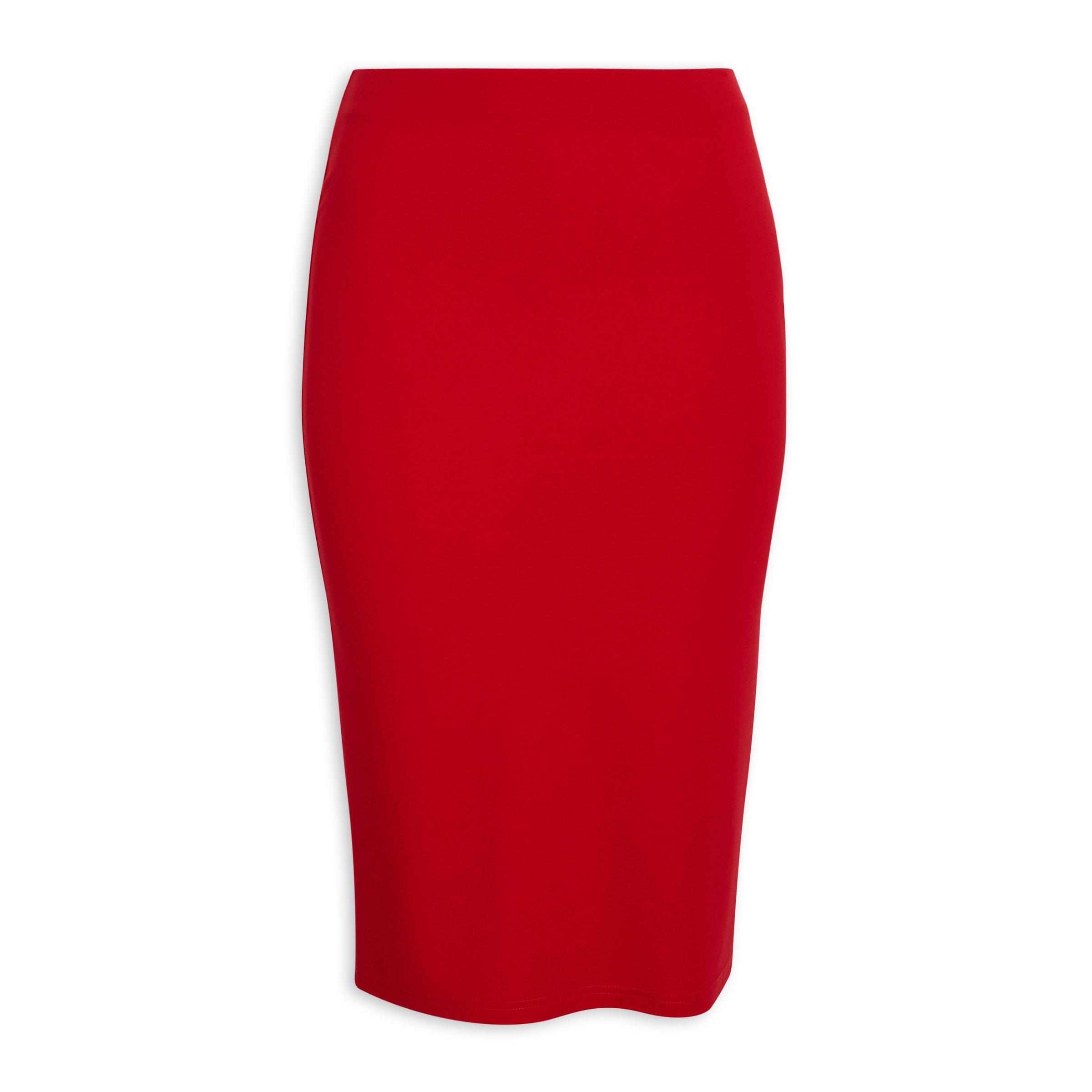 Red Bodycon Skirt (3109834) | Identity