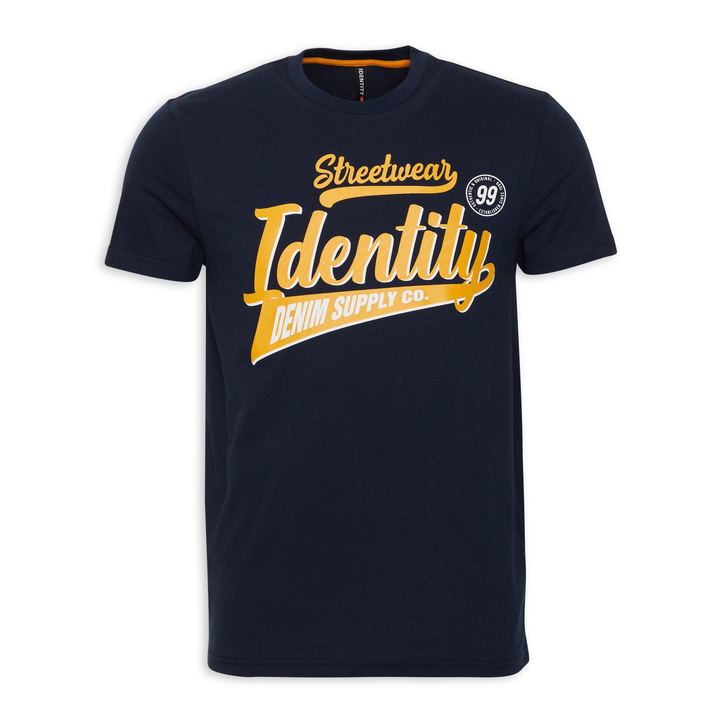 Navy Branded T-shirt (3109917) | Identity