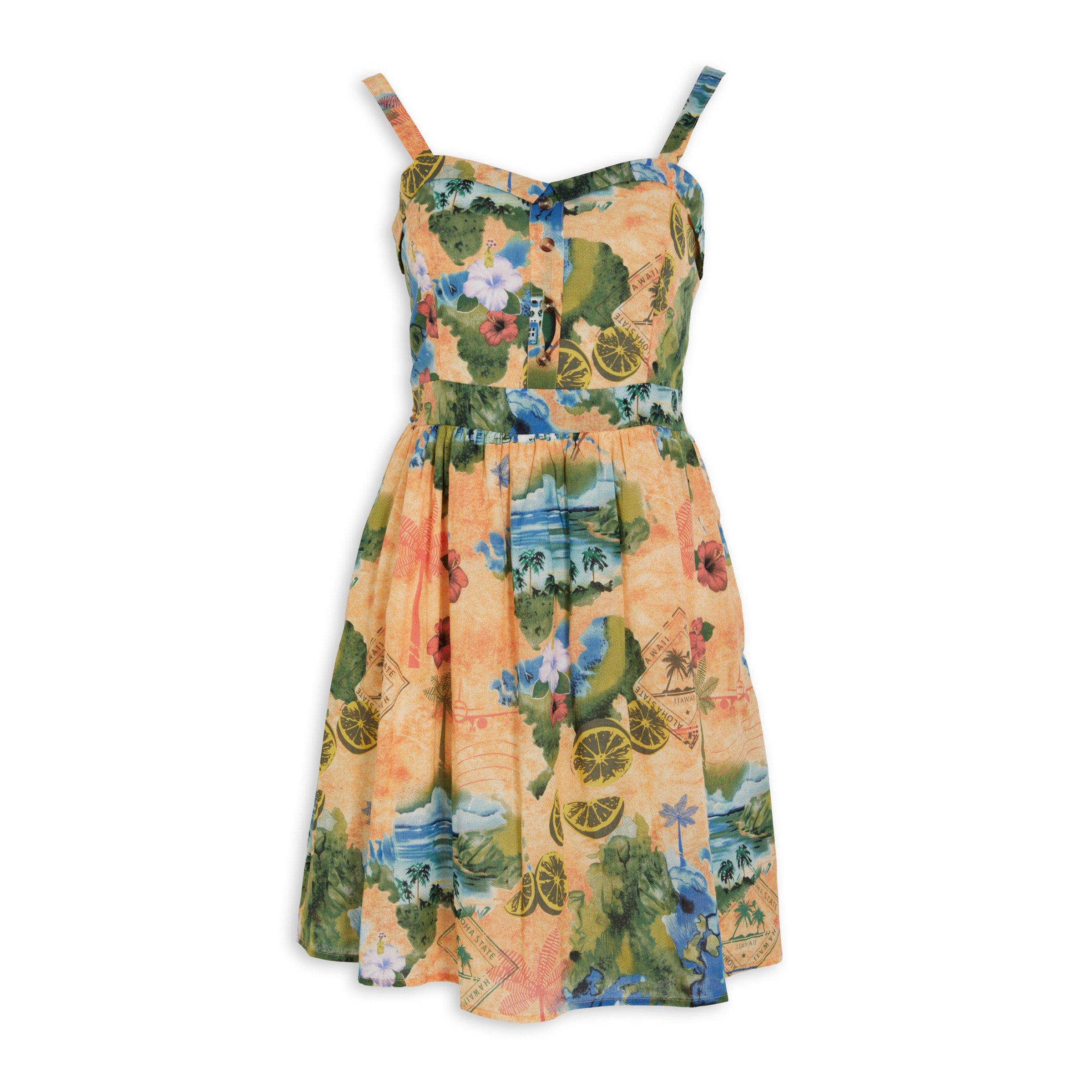 Printed Fit & Flare Dress (3109959) | Inwear