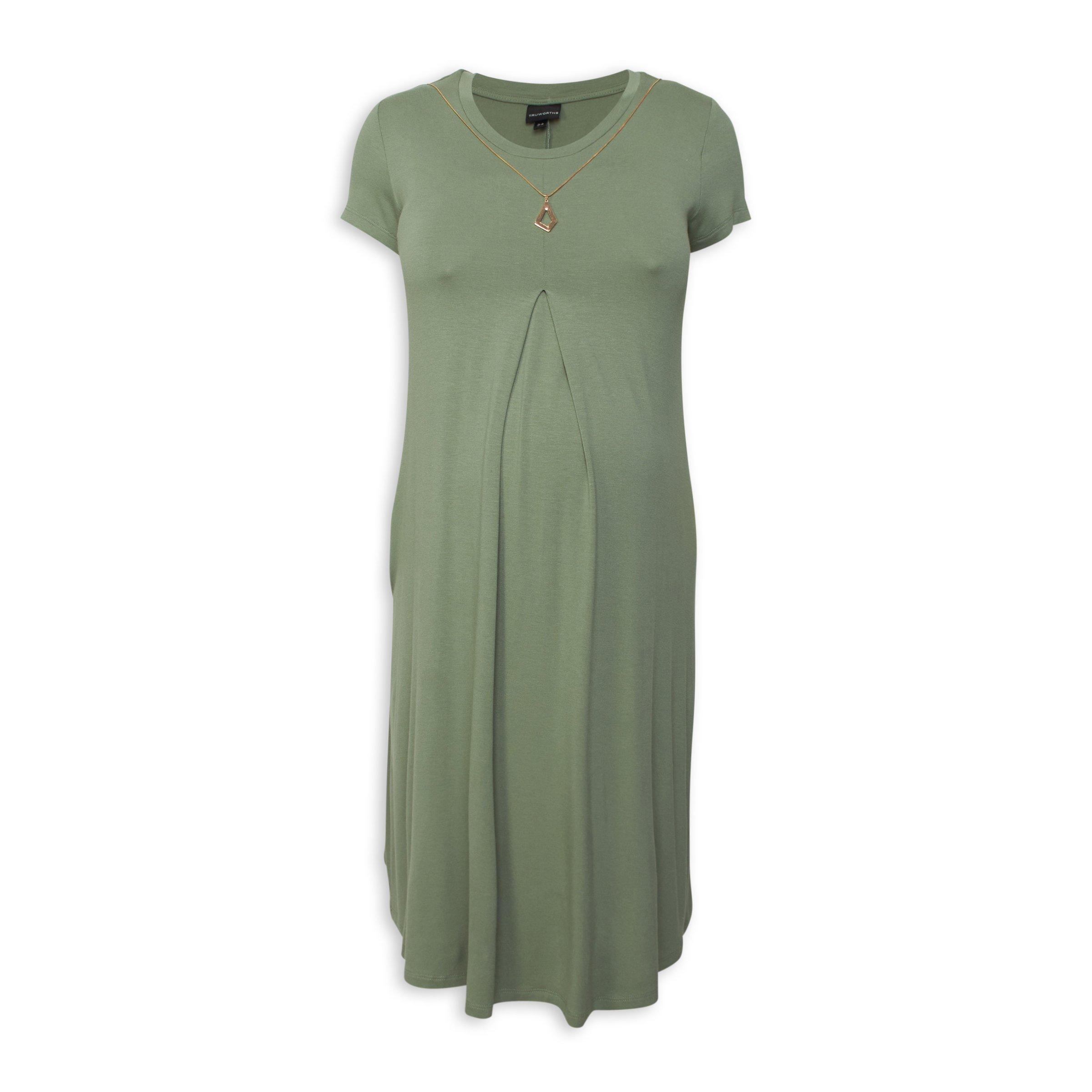 Green A-line Maternity Dress (3109963) | Truworths