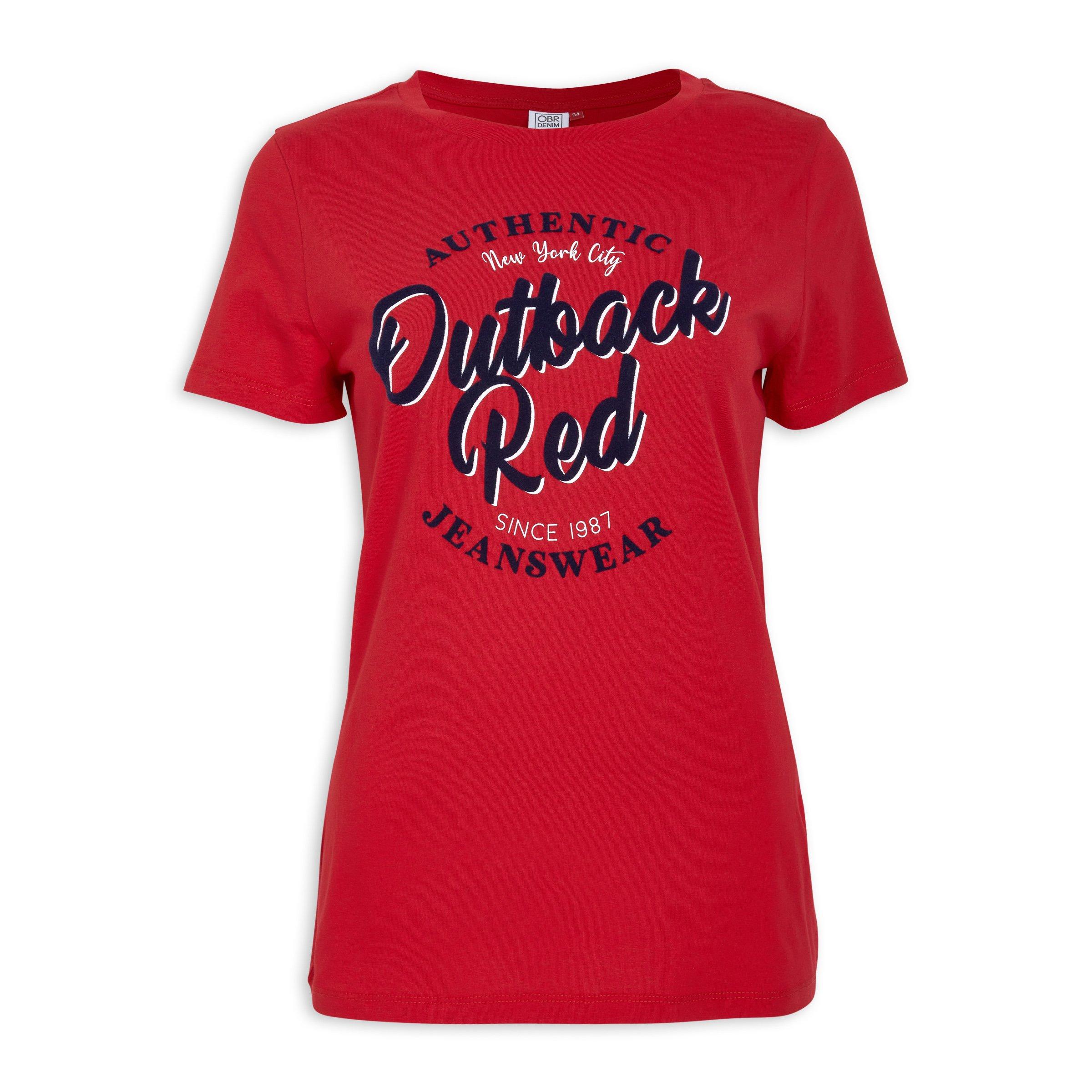 Red Branded T-shirt (3109973) | OUTBACK RED