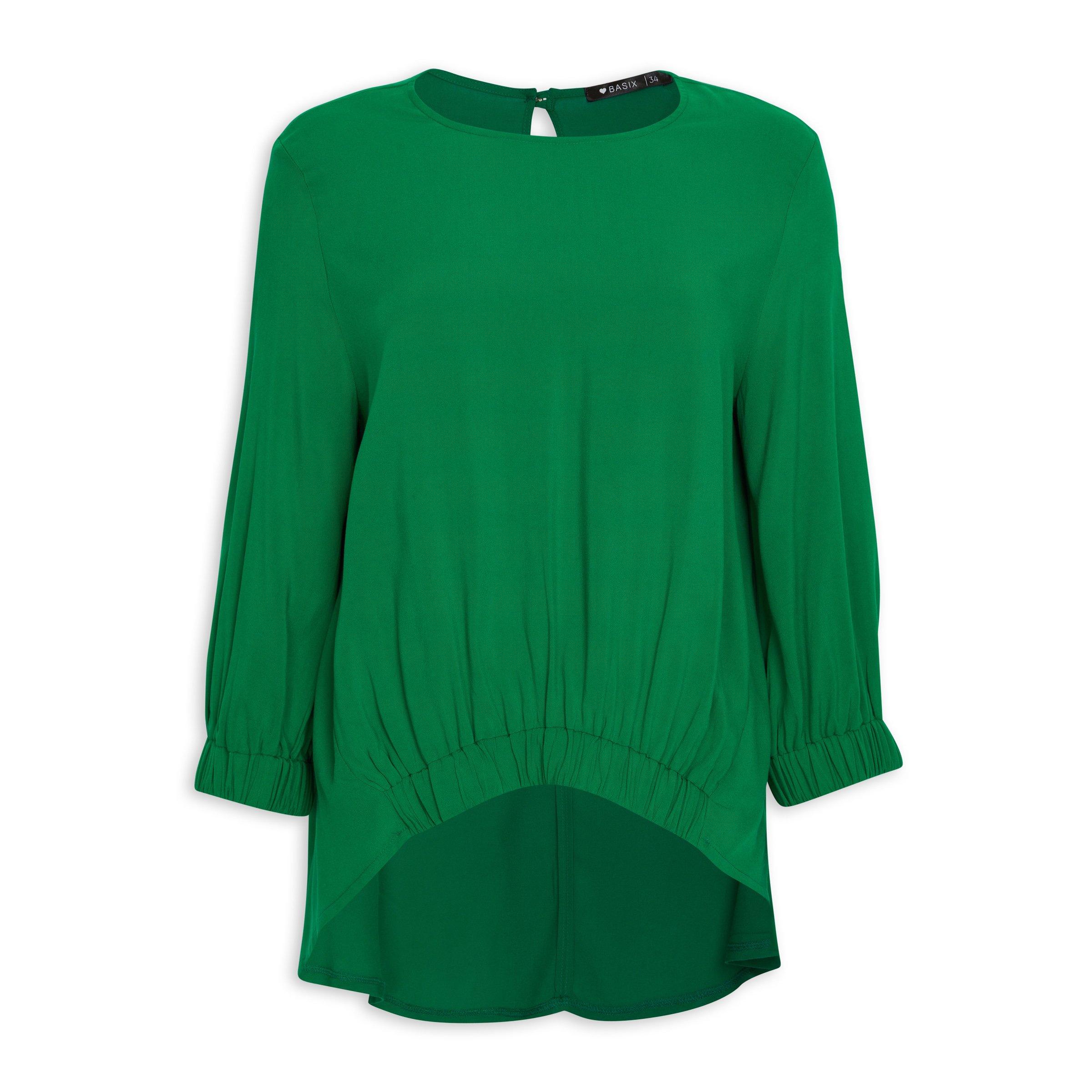 Green Shell Top (3110095) | Basix