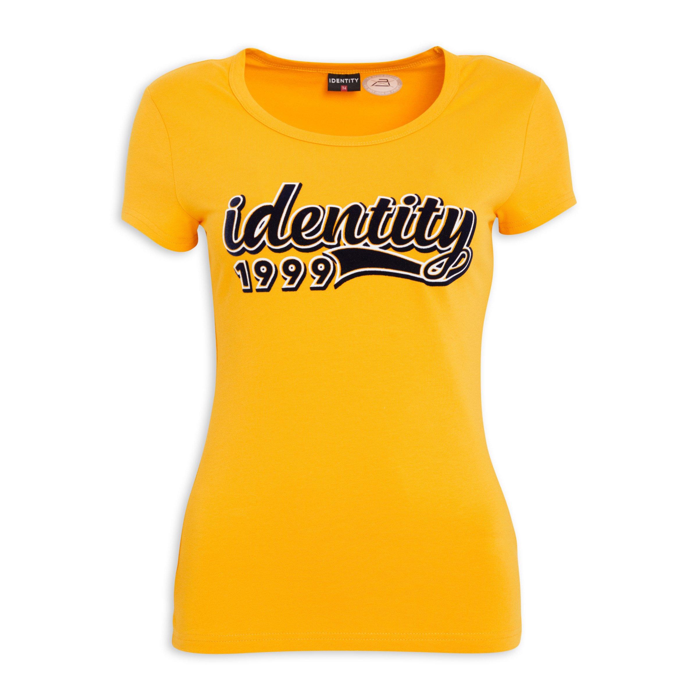 Yellow Cap Sleeve T-shirt (3110773) | Identity